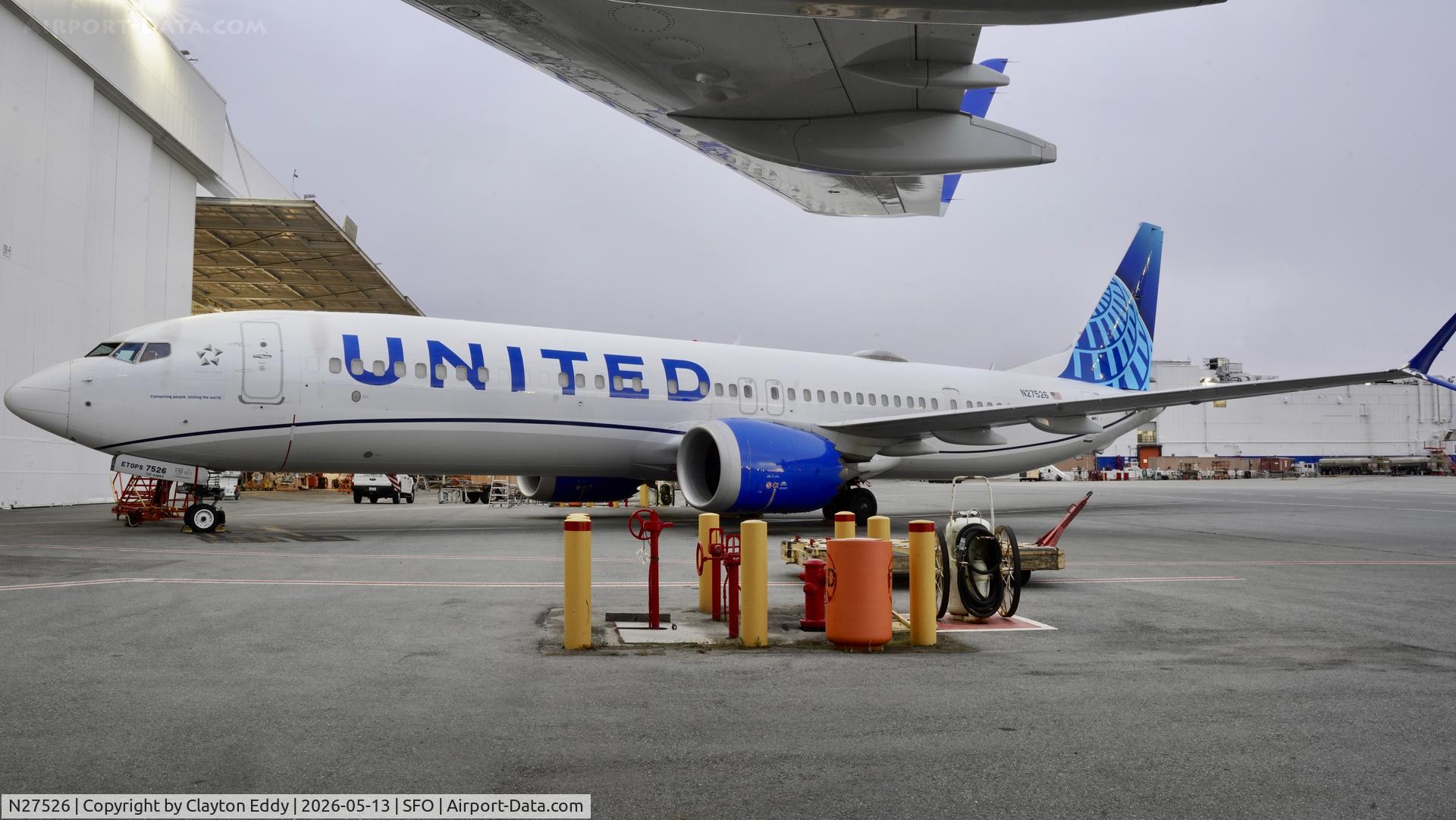 N27526, 2019 Boeing 737-9 MAX C/N 64499, SFO 2026