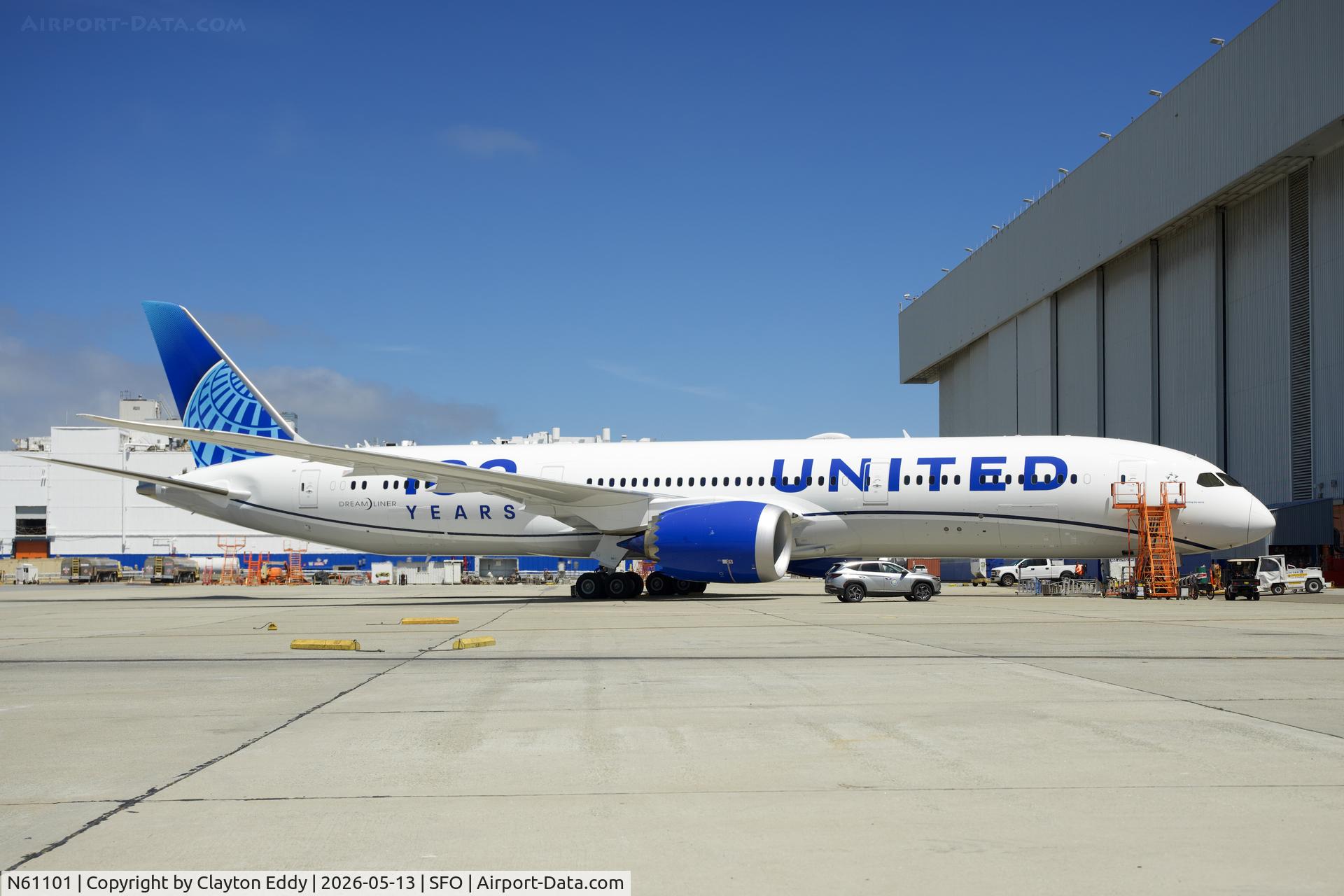 N61101, 2025 Boeing 787-9 Dreamliner Dreamliner C/N 68647, SFO 2026