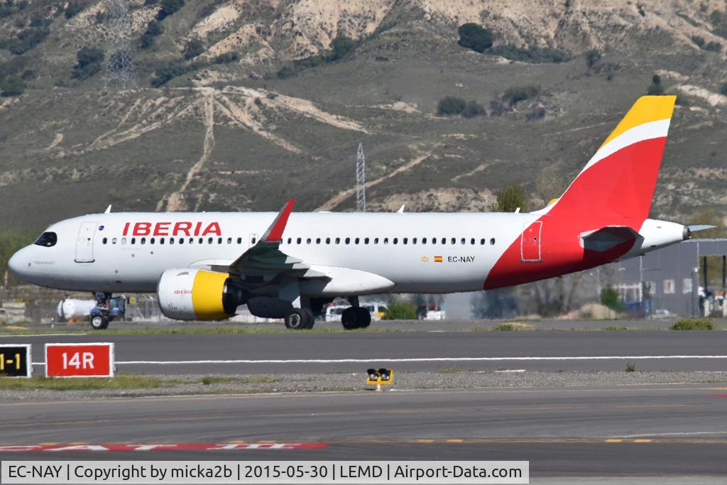 EC-NAY, 2018 Airbus A320-271N, c/n 8601, Taxiing