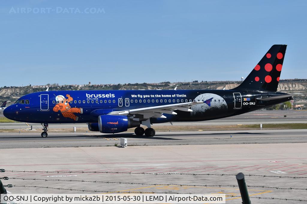 OO-SNJ, 2007 Airbus A320-214 C/N 3161, Taxiing
