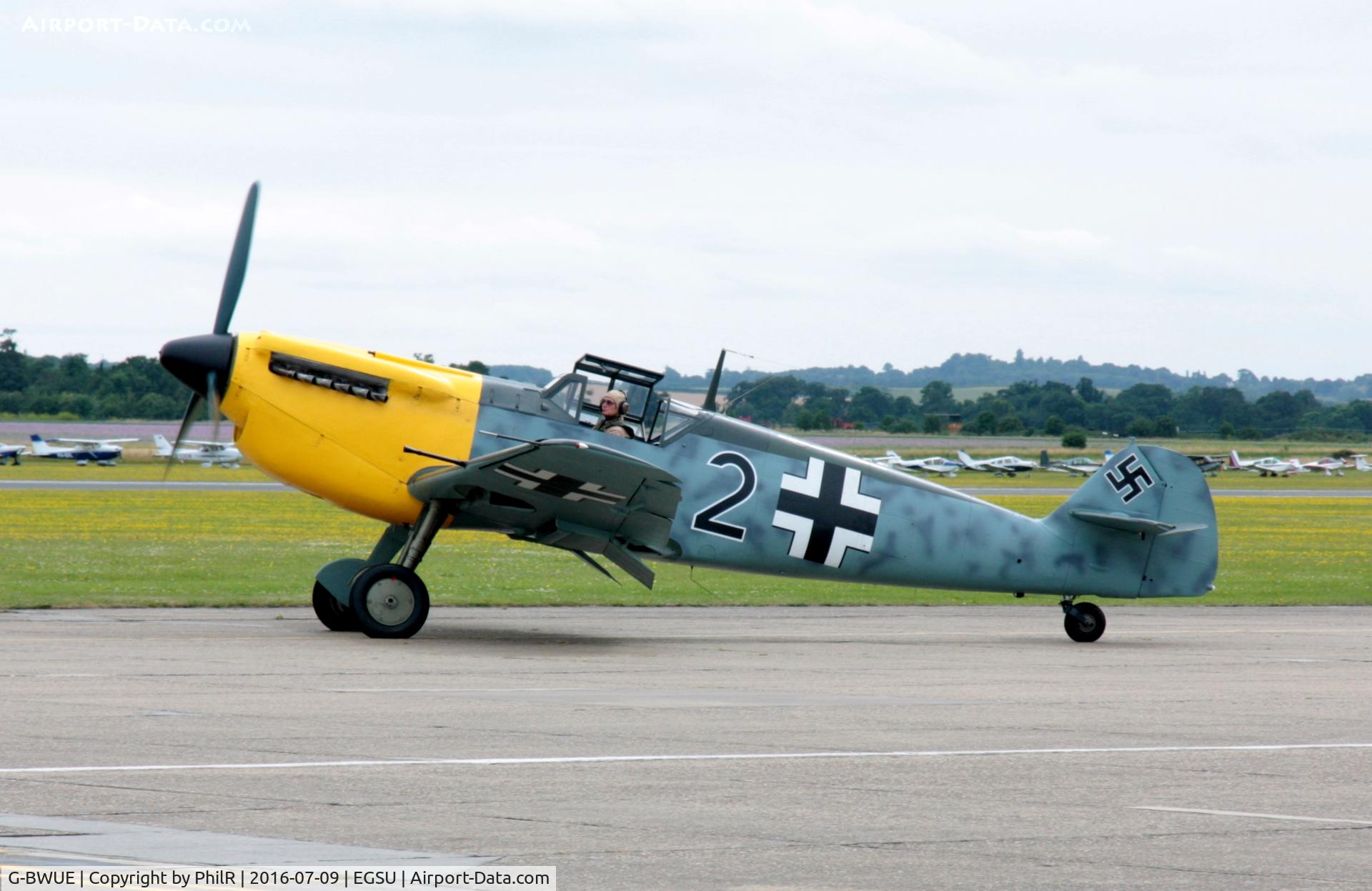 G-BWUE, 1949 Hispano HA-1112-M1L Buchon, c/n 172, G-BWUE 1949 Hispano HA-1112 M1L Flying Legends Duxford 
