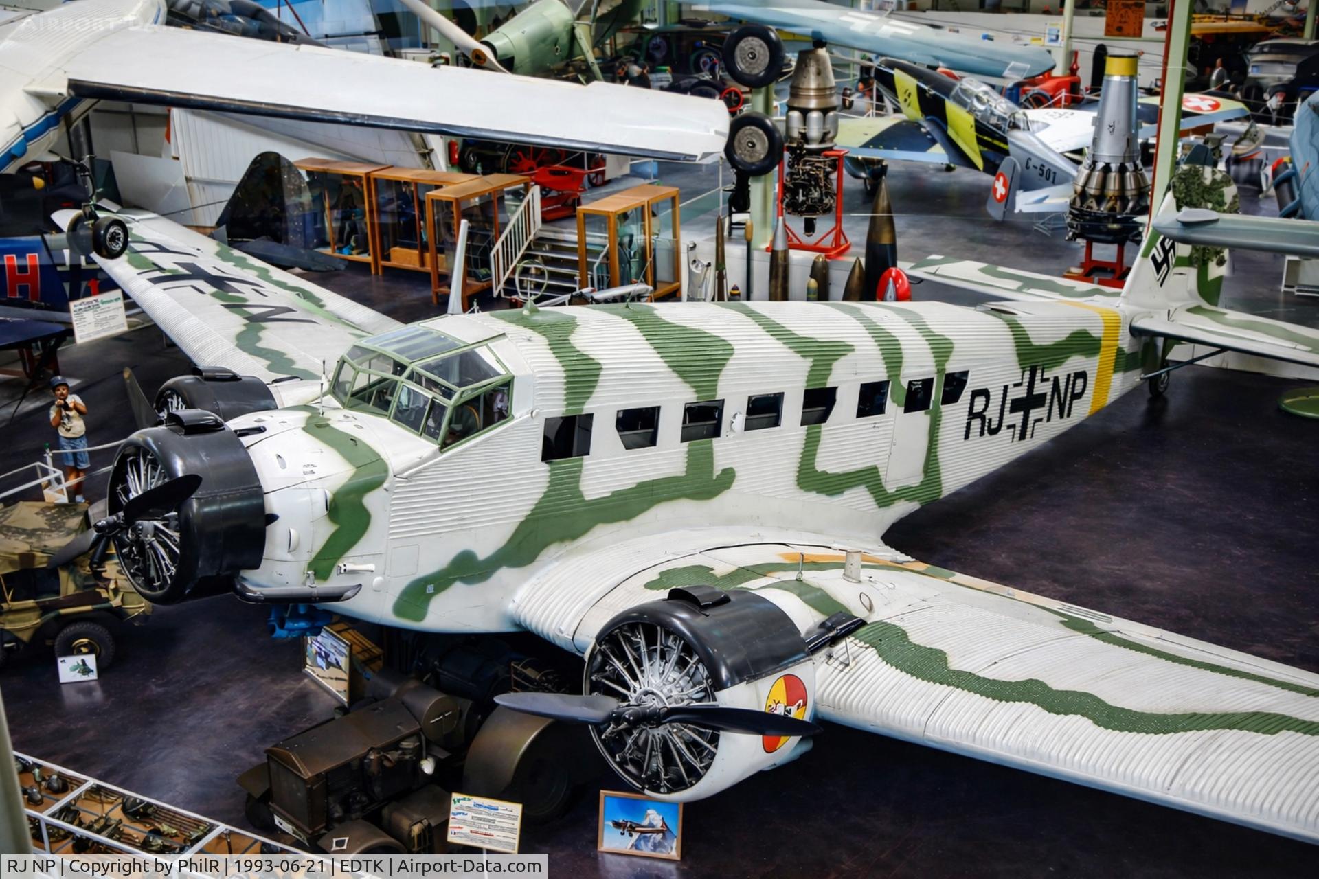 RJ NP, 1948 Casa 352L (Ju-52/3m), c/n 50, RJ+NP (T2B-140) 1948 CASA 352L Luftwaffe Sinsheim 