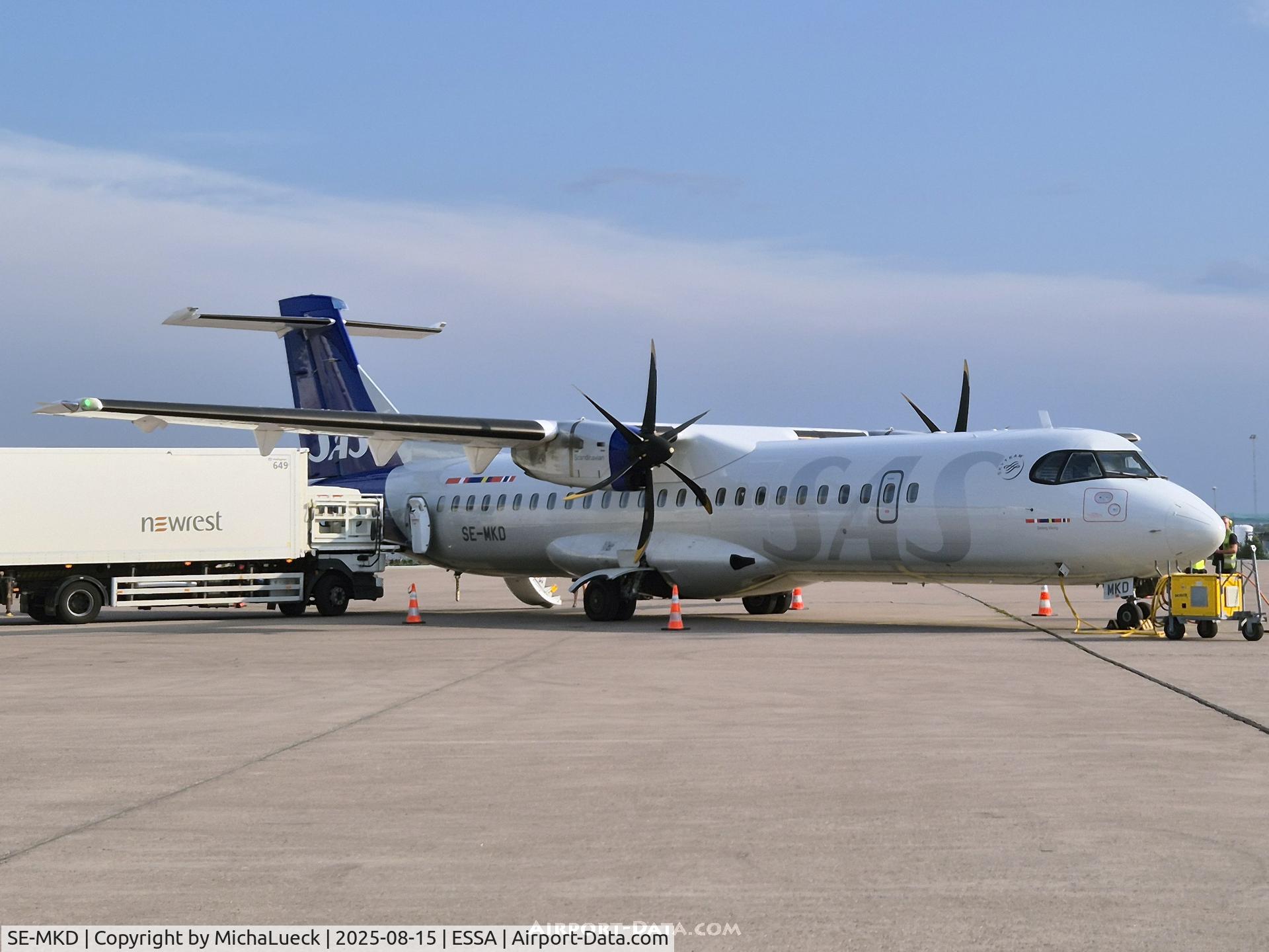 SE-MKD, 2016 ATR 72-600 C/N 1331, Operated by BRA for SAS