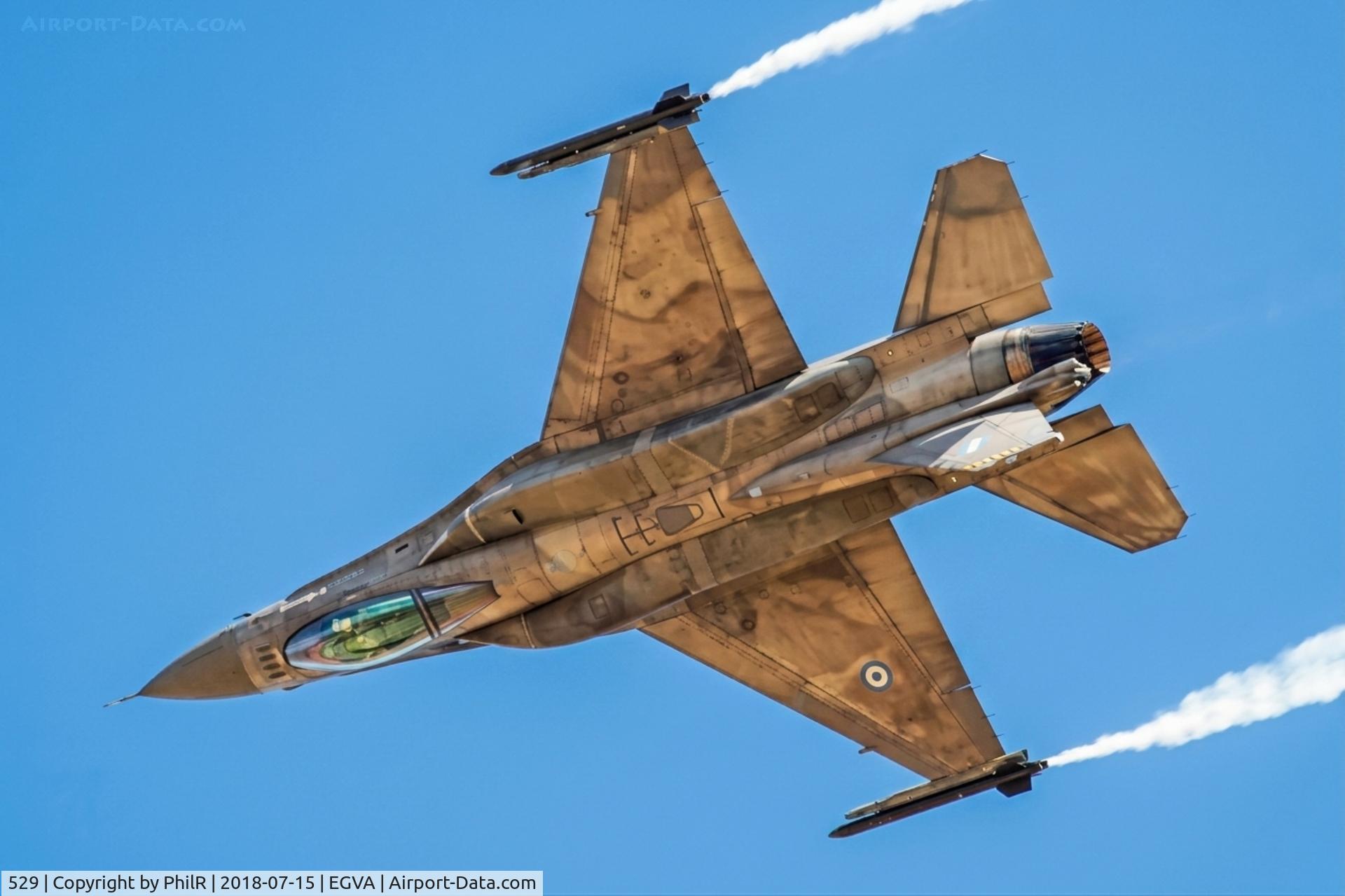 529, Lockheed Martin F-16C Fighting Falcon C/N XK-30, 529 GD F-16C Hellenic AF RIAT Fairford