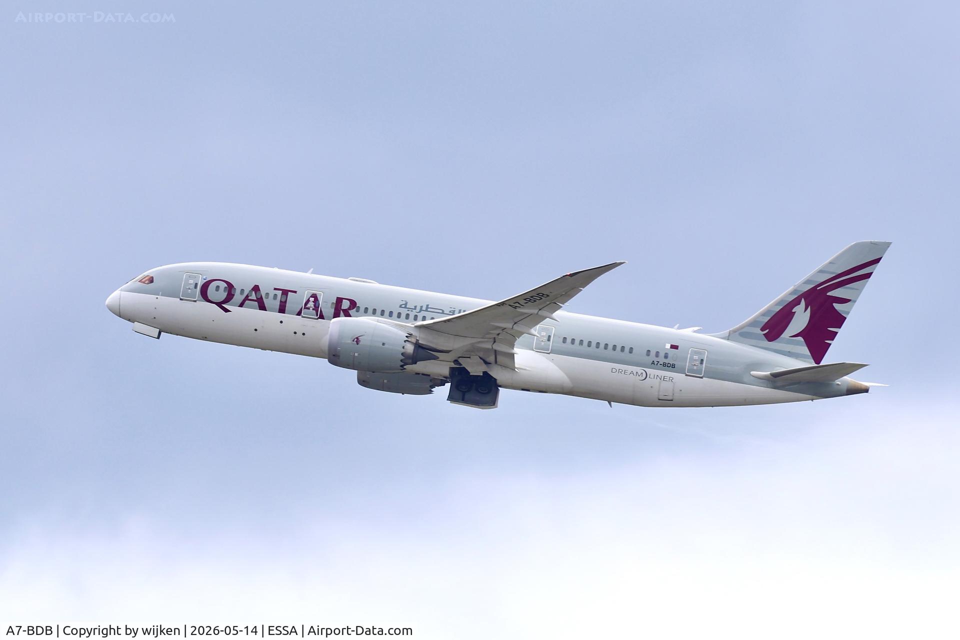 A7-BDB, 2016 Boeing 787-8 Dreamliner Dreamliner C/N 38346, Rwy 19R