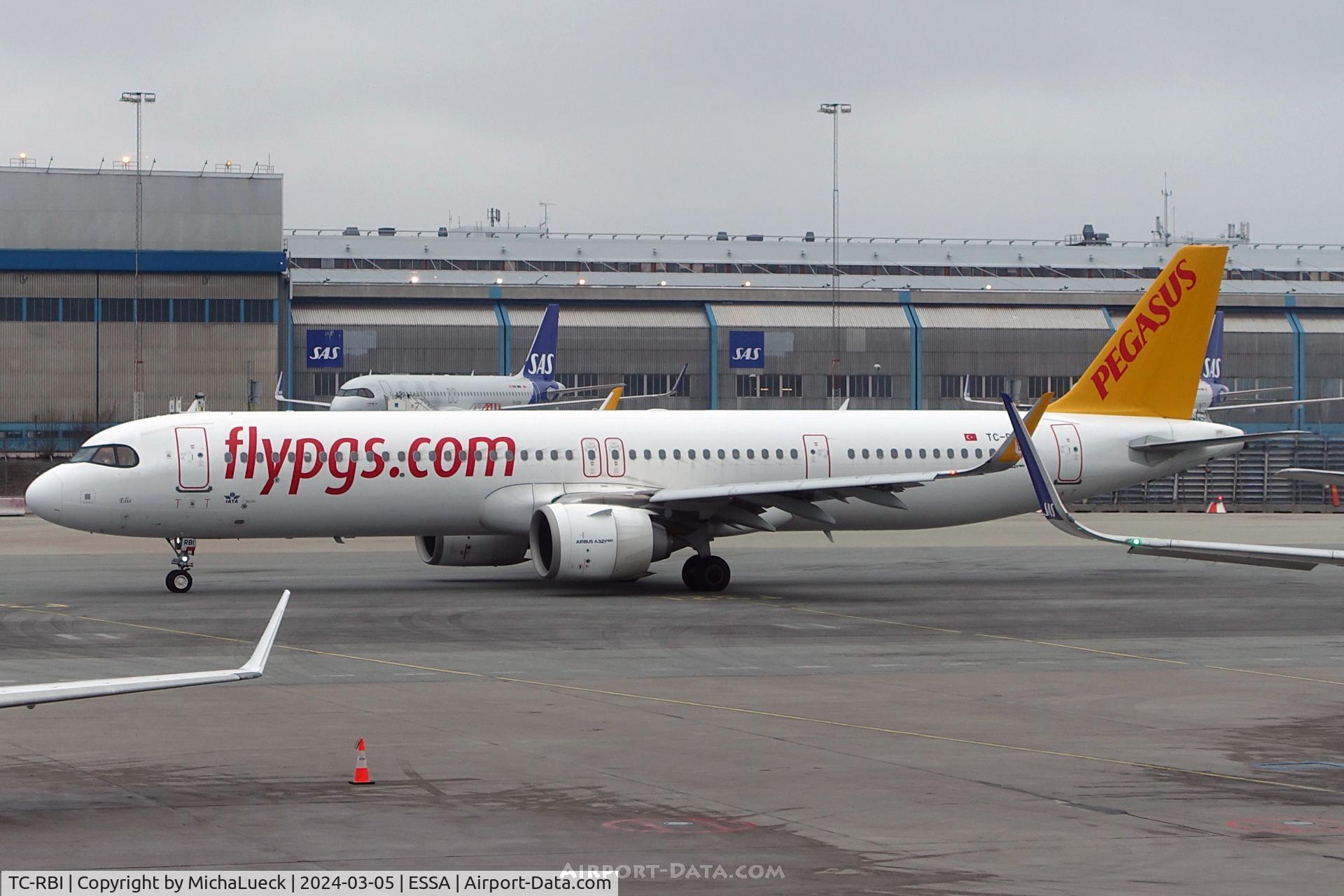 TC-RBI, 2022 Airbus A321-251NX, c/n 10834, At Arlanda