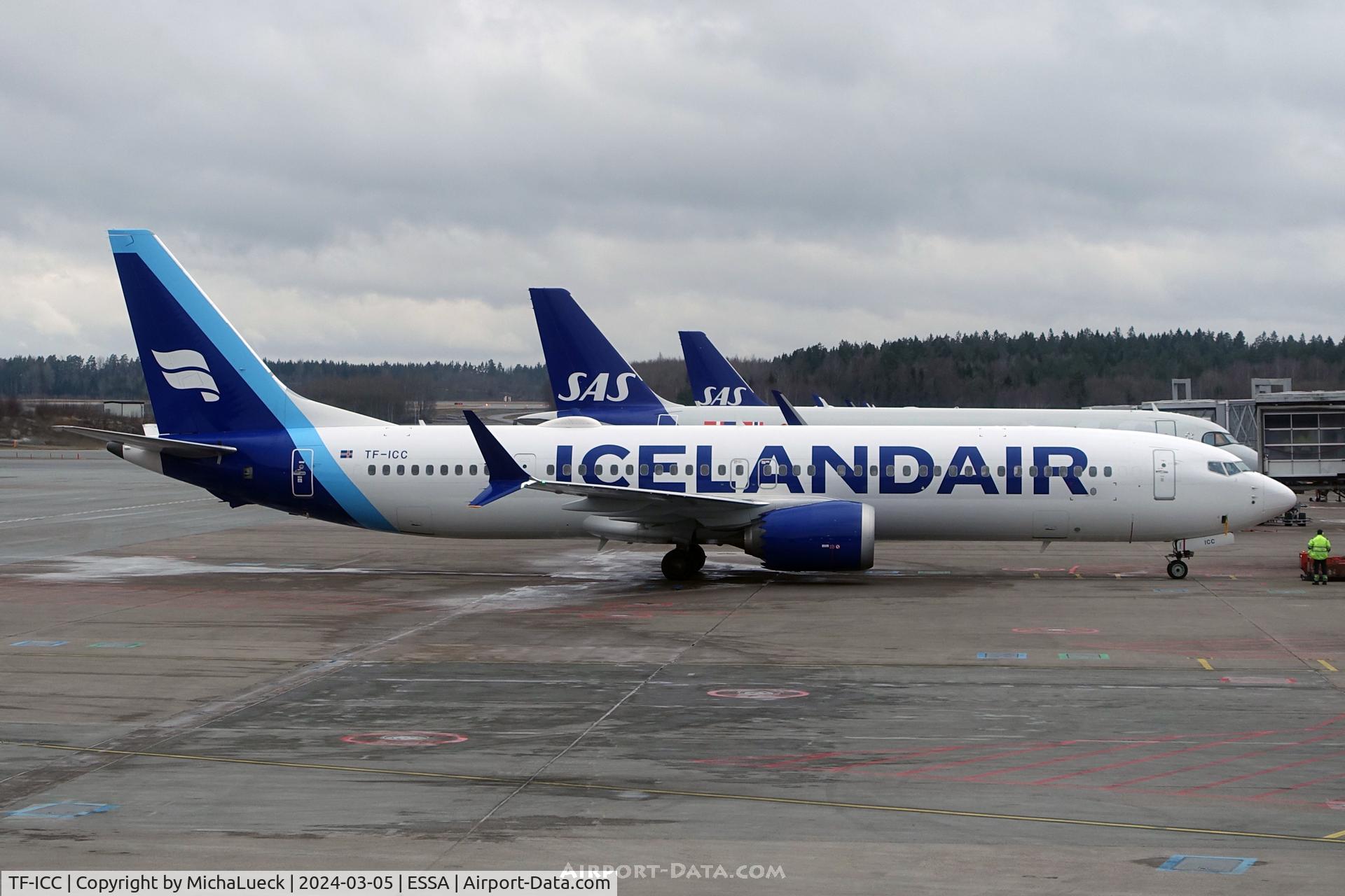 TF-ICC, 2019 Boeing 737-9 MAX, c/n 44359 l/n 7479, At Arlanda