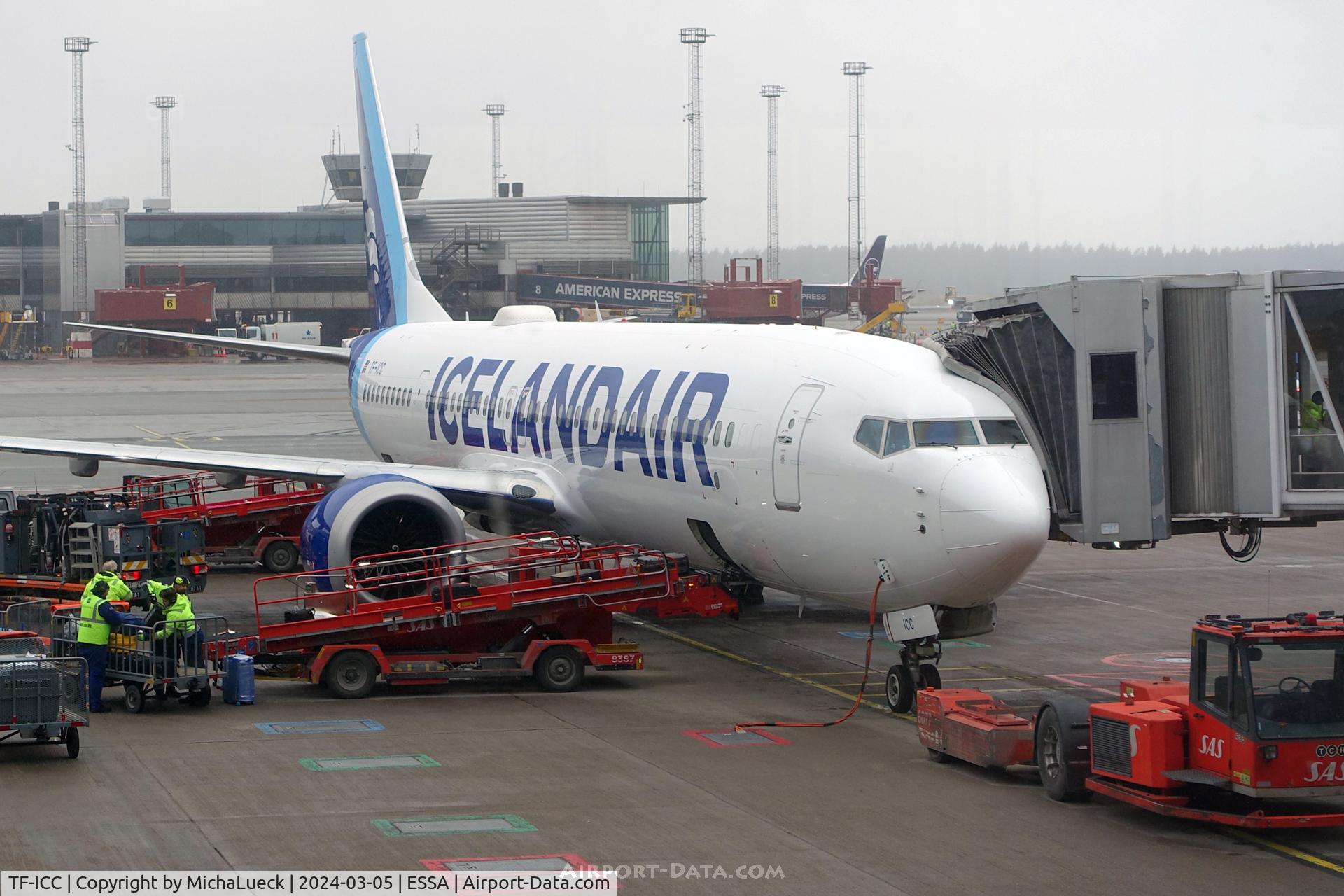 TF-ICC, 2019 Boeing 737-9 MAX, c/n 44359 l/n 7479, At Arlanda