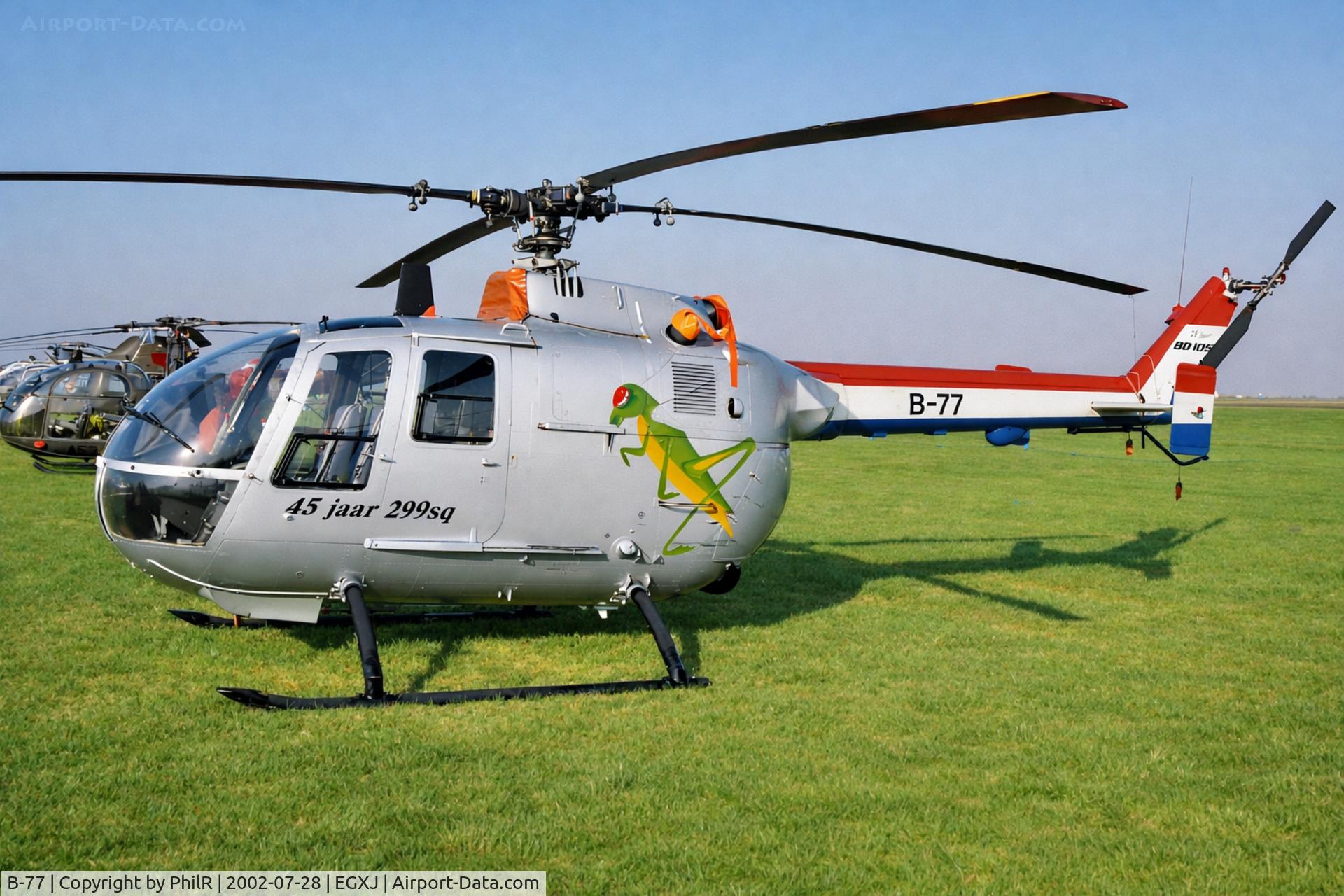 B-77, MBB Bo-105CB, c/n S-277, B-77 Bolkow Bo-135CB Royal Netherlands AF RIAT Cottesmore 
