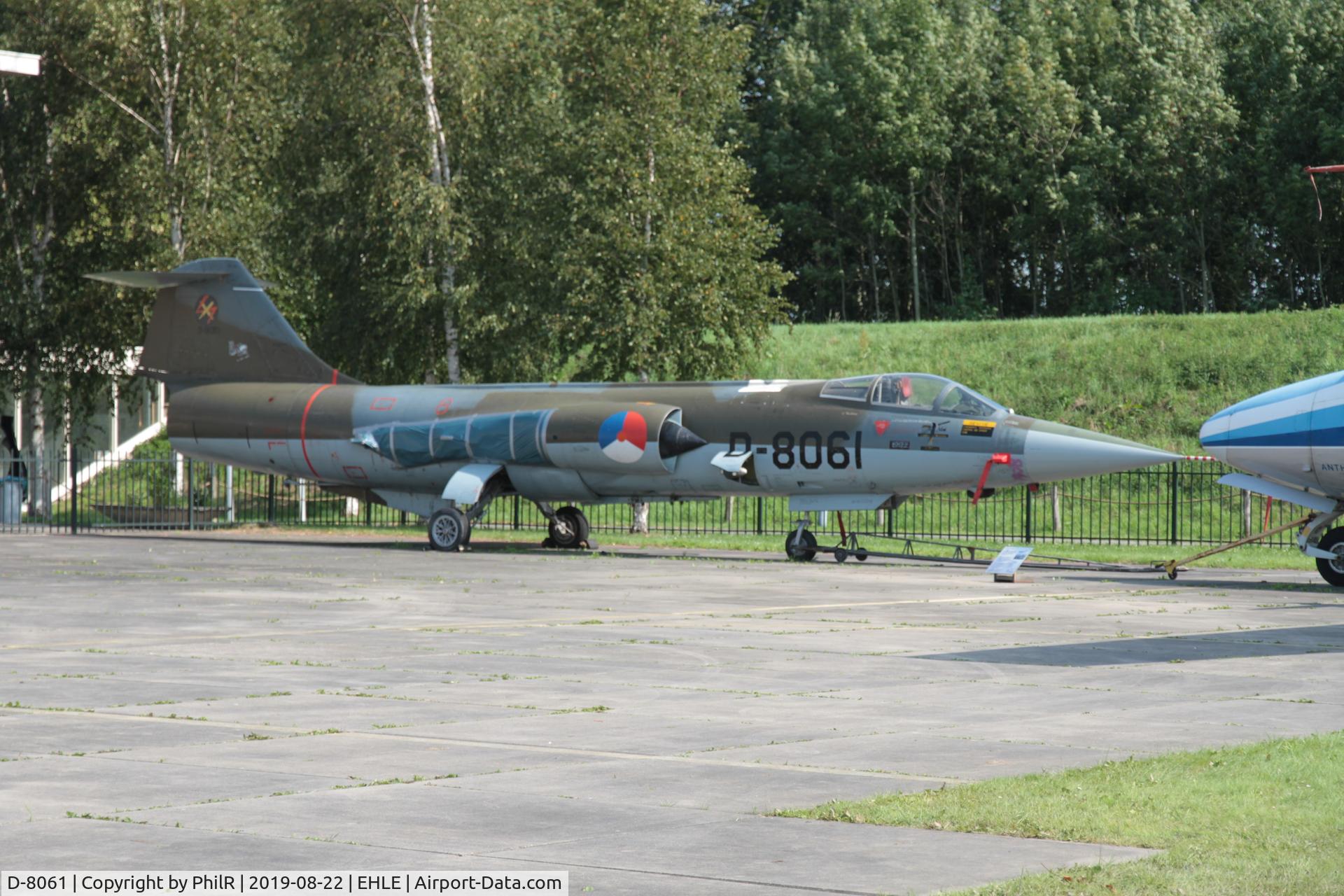 D-8061, 1963 Lockheed F-104G Starfighter, c/n 683-8061, D-8061 1963 Lockheed F-104G Starfighter RNetAF Aviodrome Lelystad
