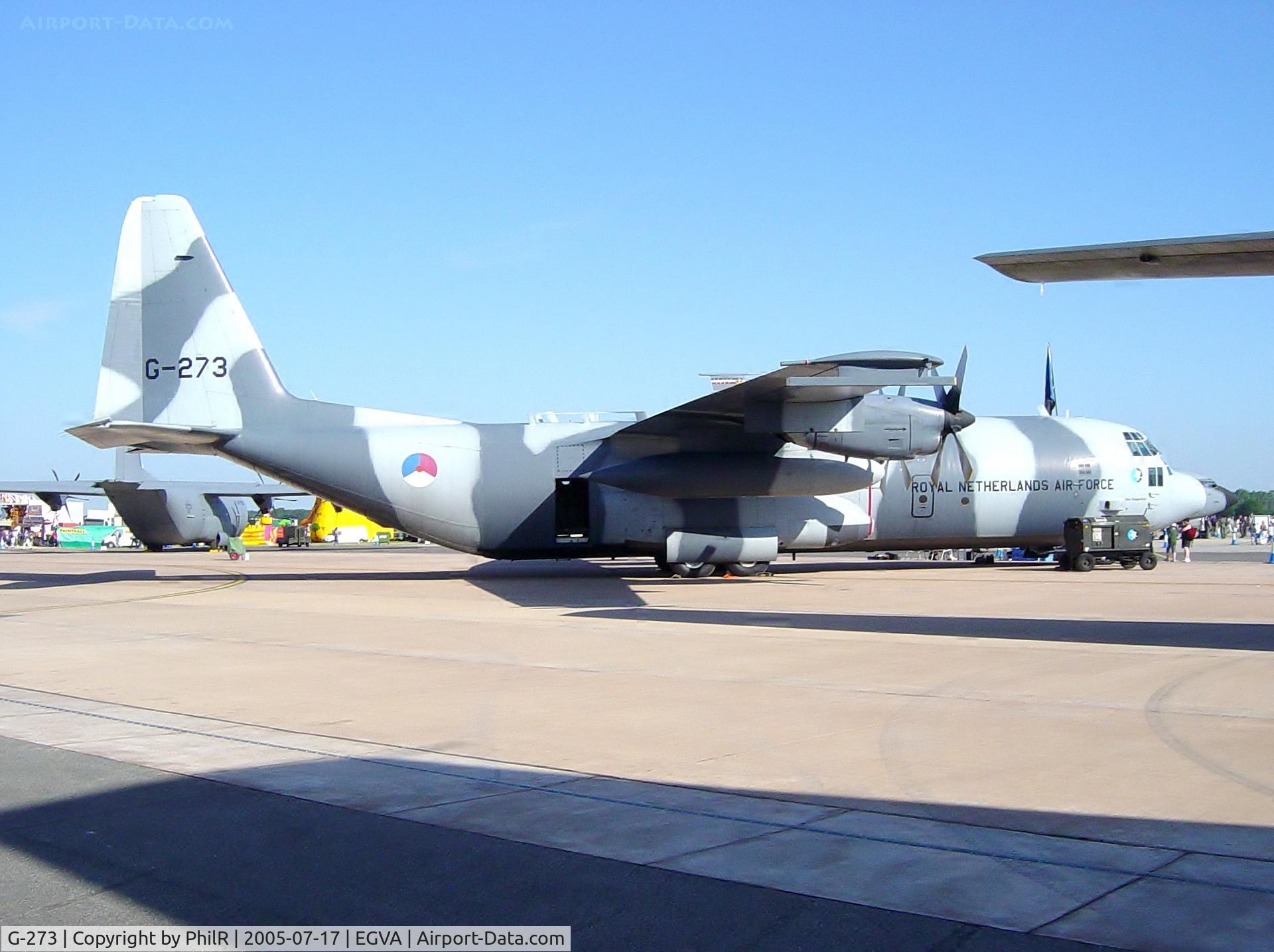 G-273, 1993 Lockheed C-130H-30 Hercules, c/n 382-5273, G-273 1994 C-130H-30 RNethAF RIAT