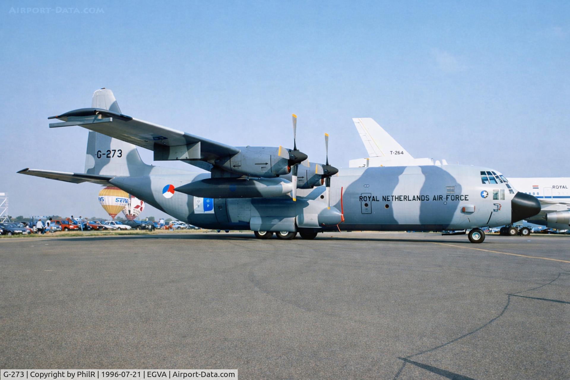 G-273, 1993 Lockheed C-130H-30 Hercules, c/n 382-5273, G-273 1994 Lockheed C-130H-30 Hercules RNethAF IAT 
