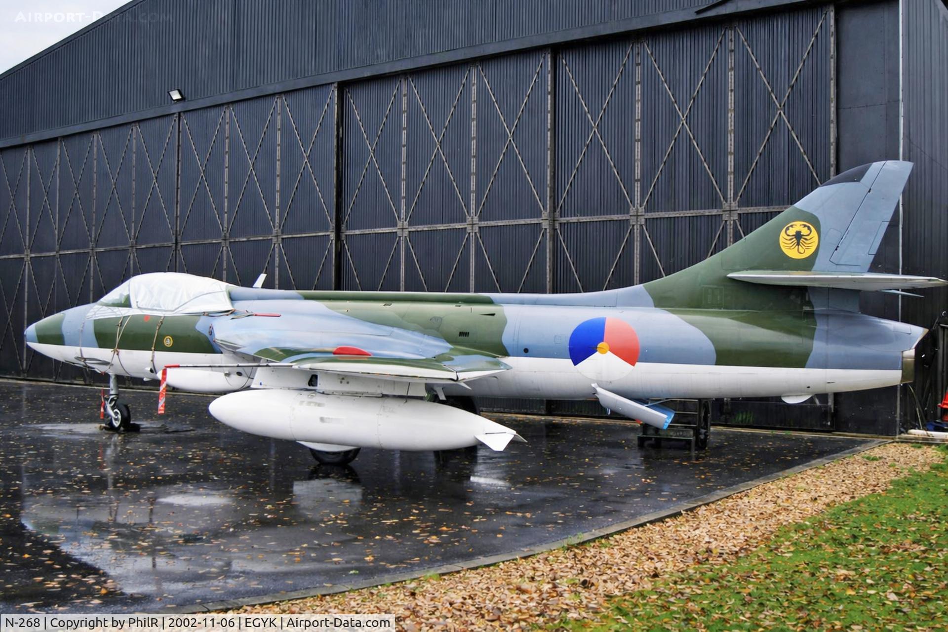 N-268, Hawker Hunter FGA.78, c/n 8947, N-268 Hawker Hunter FGA78 RNethAF YAM