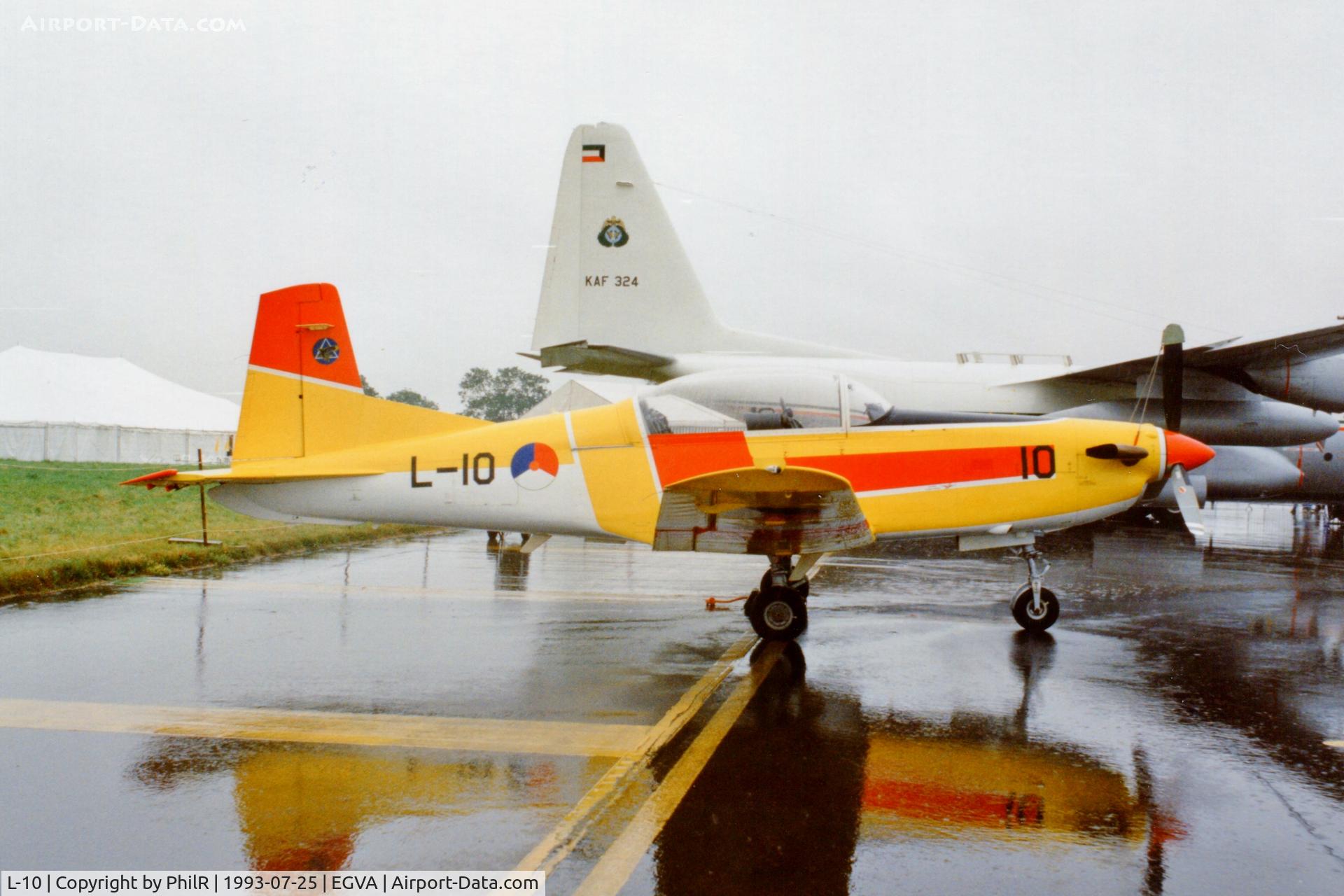 L-10, Pilatus PC-7 Turbo Trainer, c/n 547, L-10 Pilatus PC-7 RNethAF IAT 
