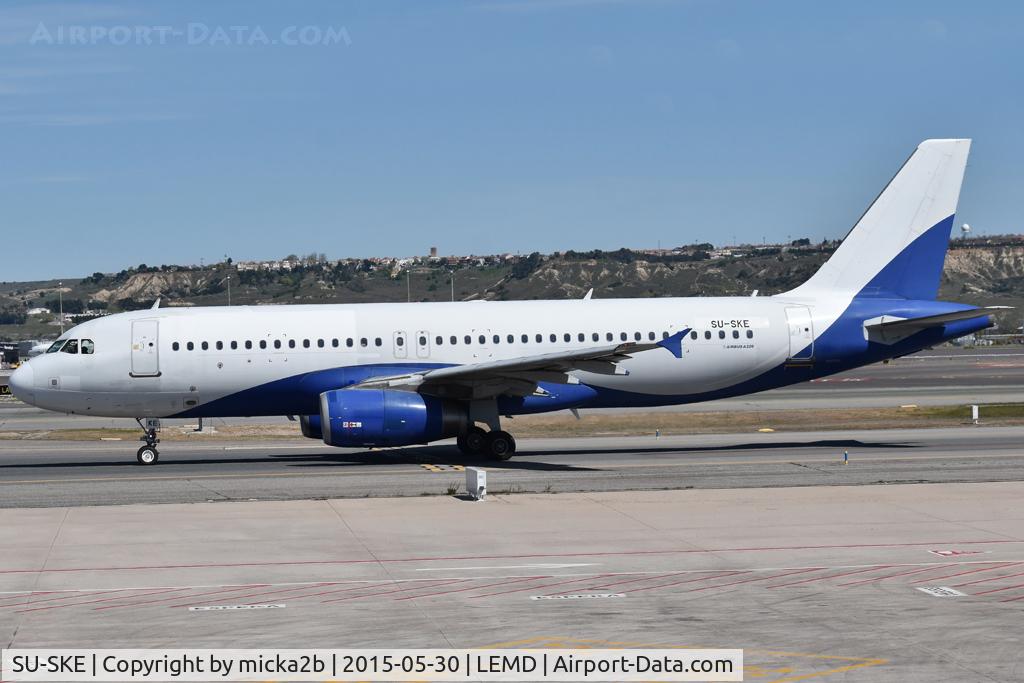 SU-SKE, 2008 Airbus A320-232, c/n 3618, Taxiing