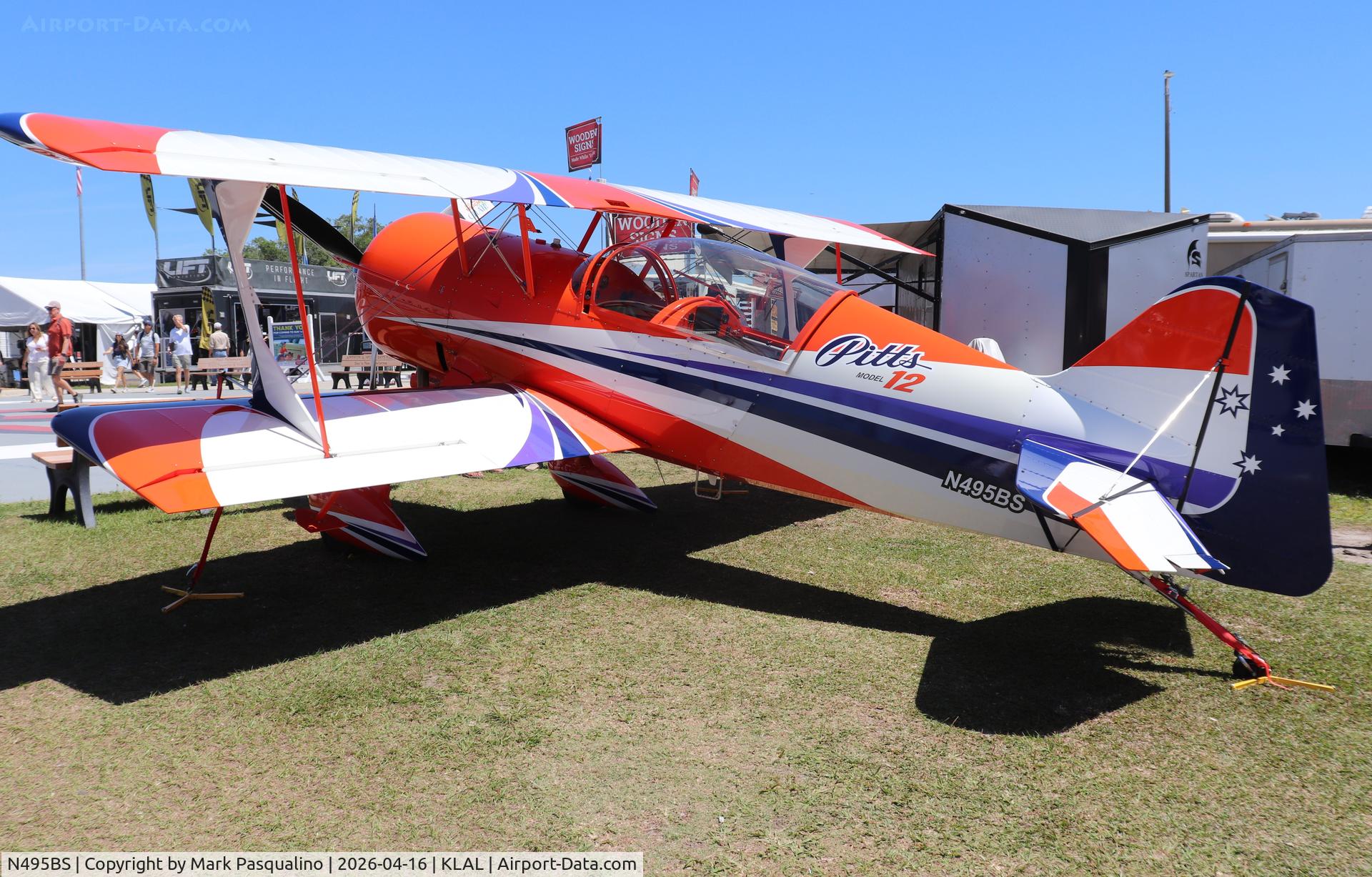 N495BS, 2013 Pitts Model 12 C/N 320, Pitts Model 12