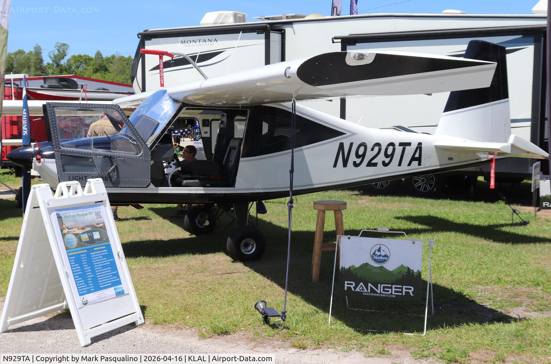 N929TA, 2021 Vashon Aircraft Ranger R7 C/N 10189, Vashon Ranger R7