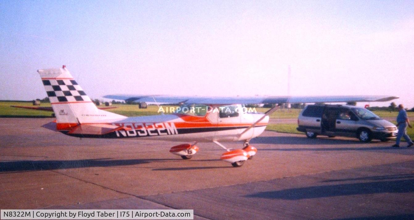 N8322M, 1969 Cessna A150K Aerobat C/N A15000022, On the ramp in Osceola