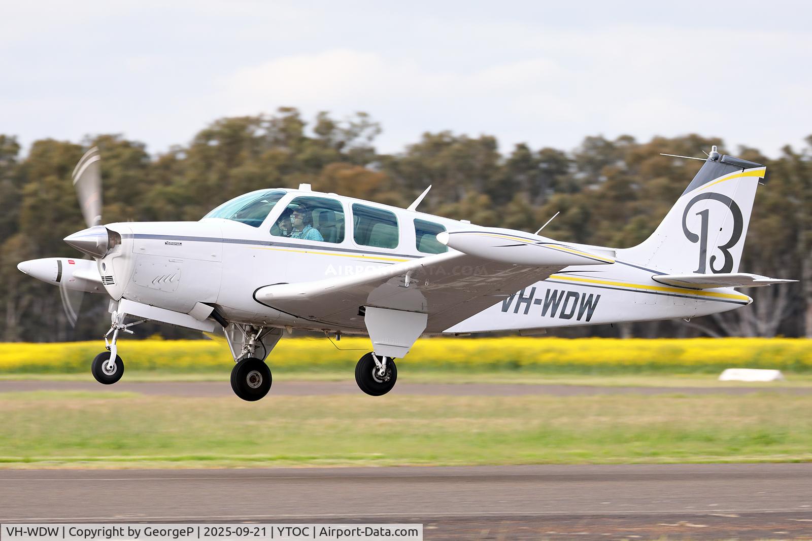 VH-WDW, 1977 Beech A36 Bonanza 36 C/N E-1148, Tocumwal airshow 2025.