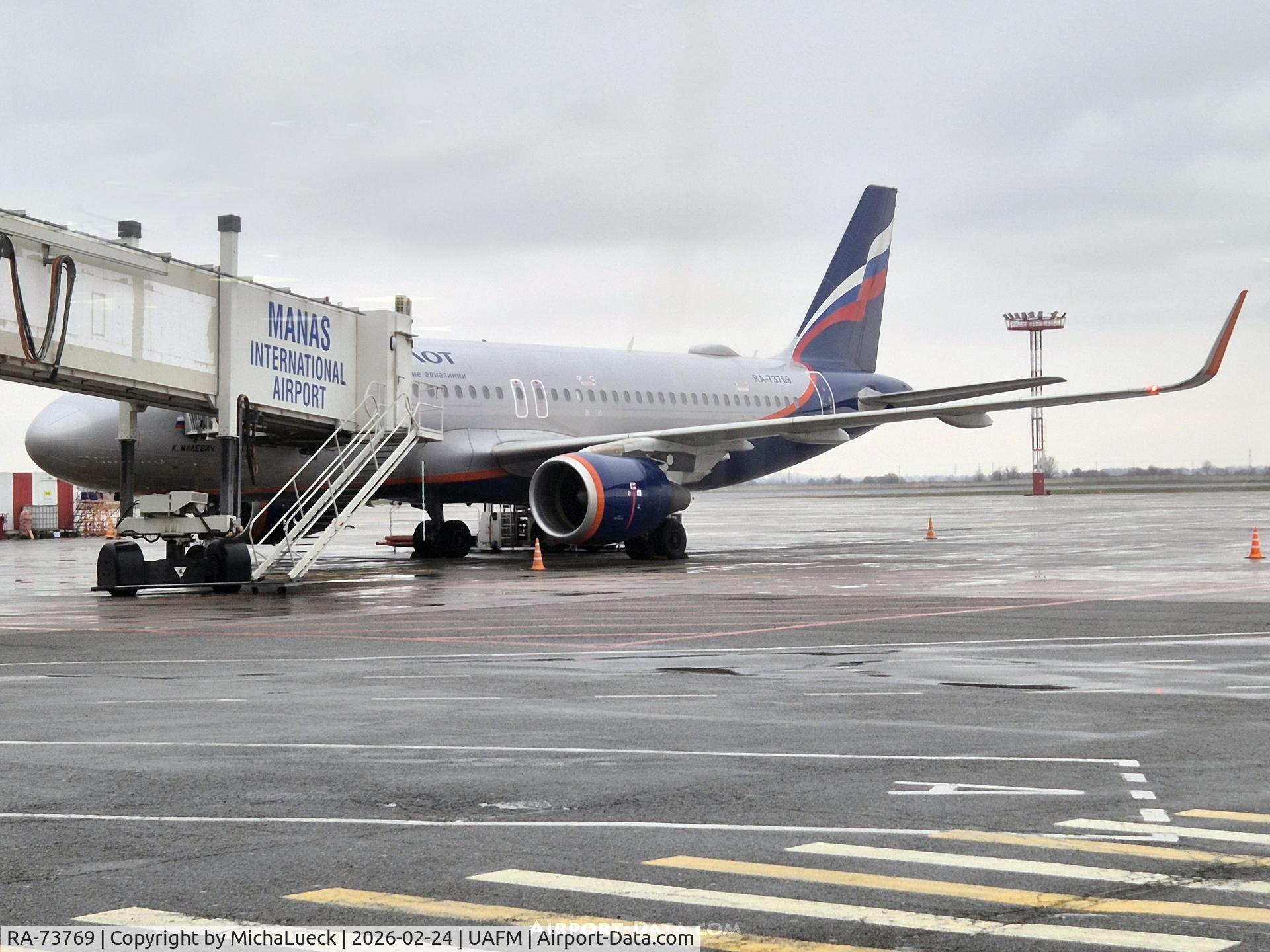 RA-73769, 2017 Airbus 320-214, c/n 7653, At Bishkek Manas International (now BZS)