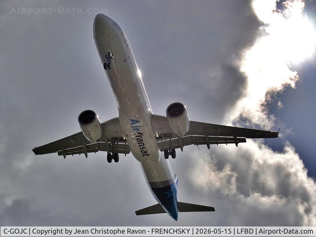 C-GOJC, 2021 Airbus A321-271NX, c/n 10521, Montreal (YUL)	Bordeaux (BOD)	TS516