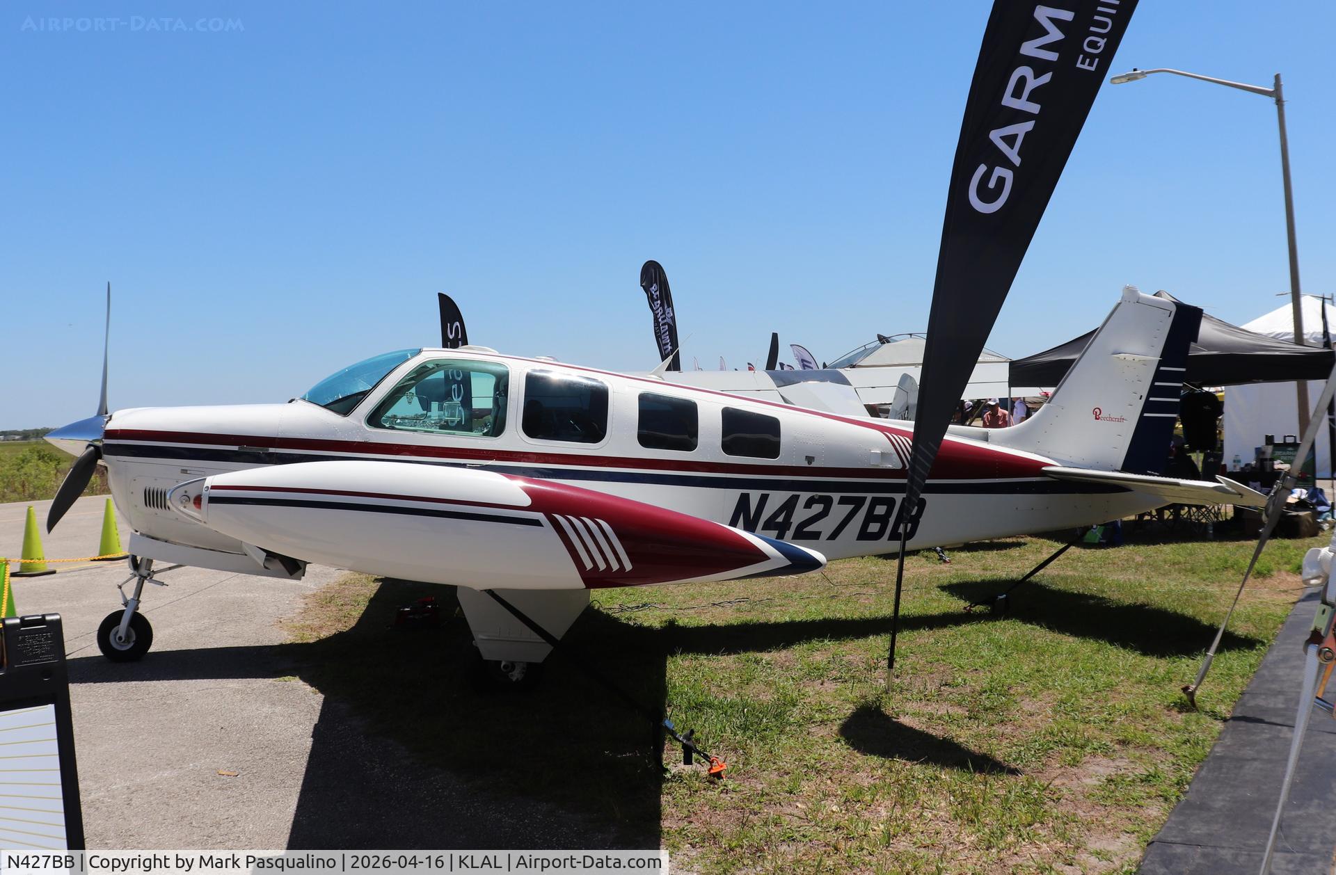 N427BB, Beech A36 Bonanza 36 C/N E-2984, Beech A36