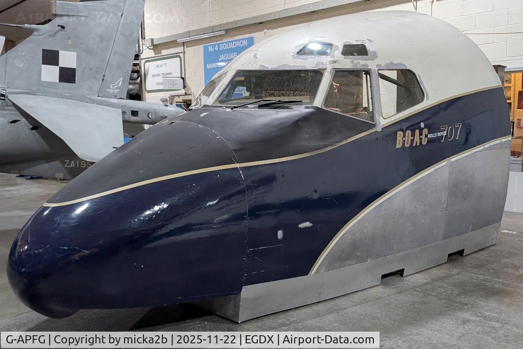 G-APFG, 1960 Boeing 707-436 C/N 17708, Preserved nose section