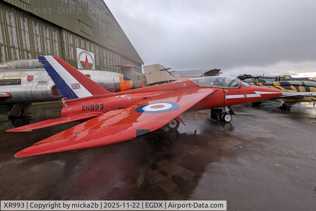 XR993, 1964 Hawker Siddeley Gnat T.1, c/n FL587, Preserved