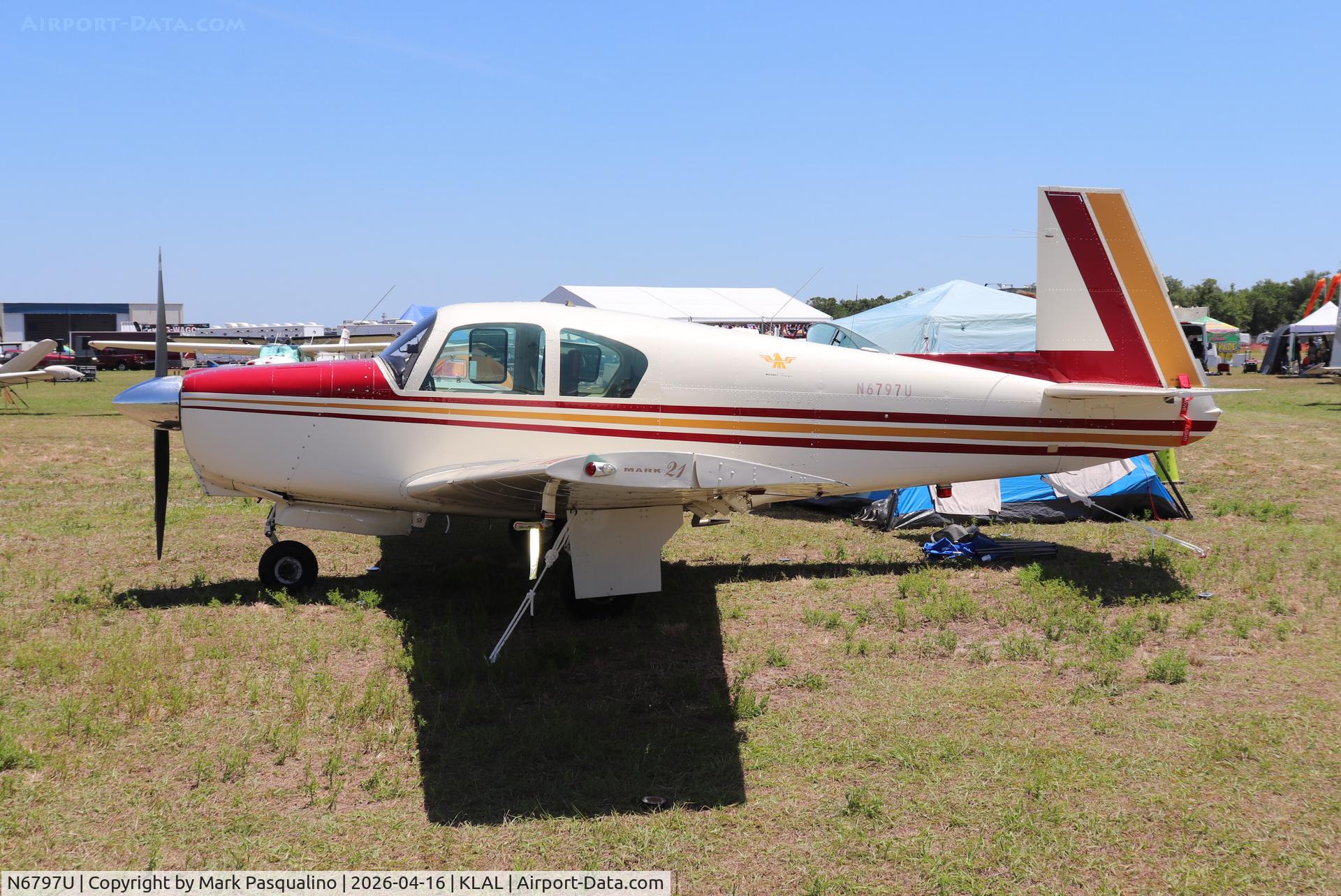 N6797U, 1963 Mooney M20C Ranger, c/n 2509, Mooney M20C