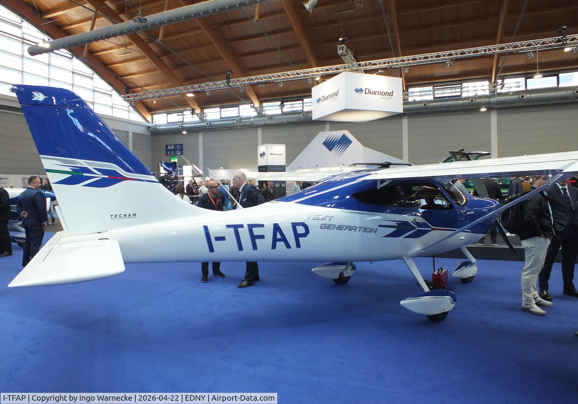 I-TFAP, Tecnam P2008 JC MG, Tecnam P2008 JC NG (New Generation) at the AERO 2026, Friedrichshafen