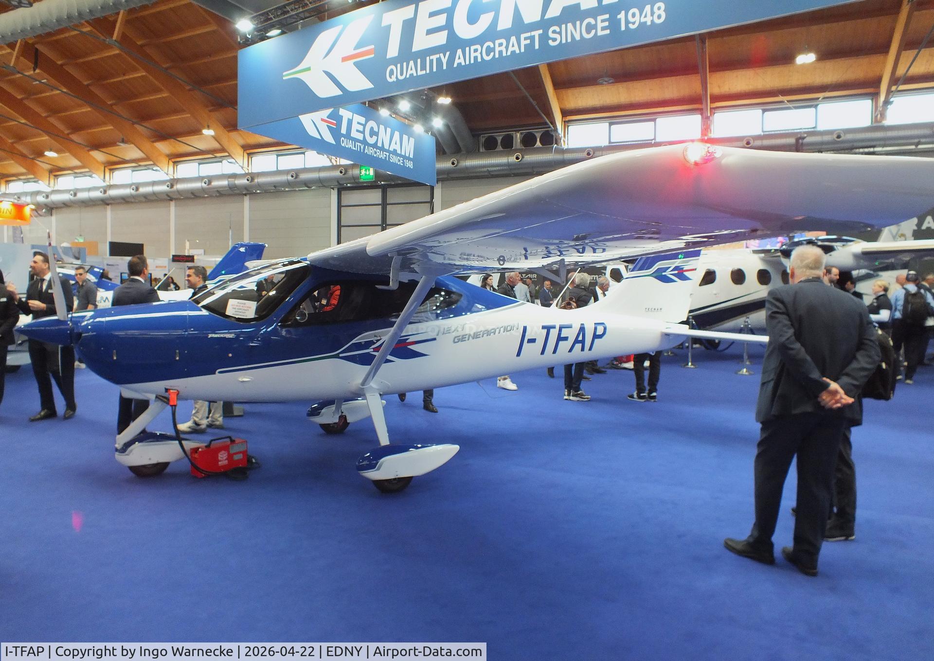I-TFAP, Tecnam P2008 JC MG, Tecnam P2008 JC NG (New Generation) at the AERO 2026, Friedrichshafen