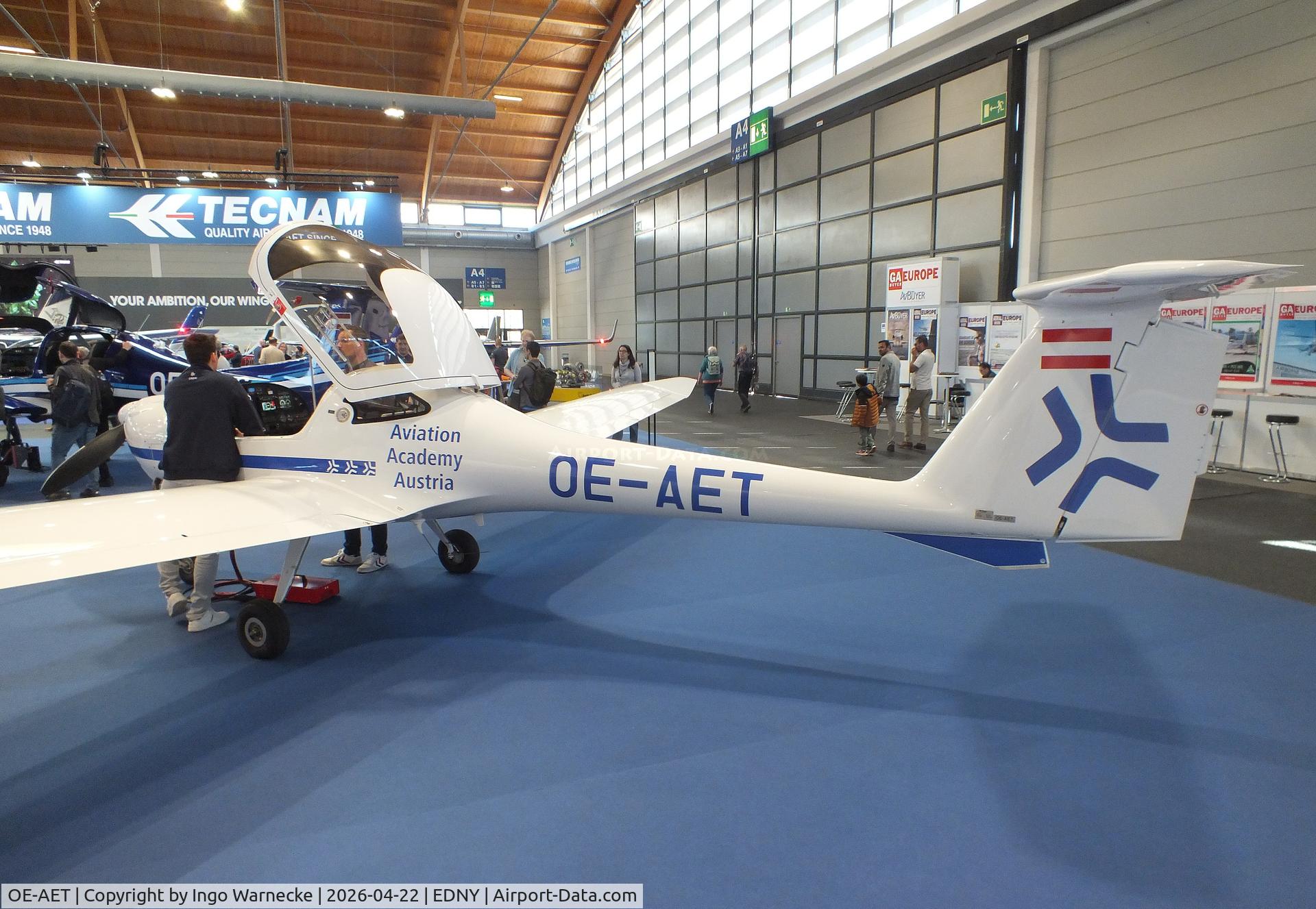 OE-AET, Diamond DV-20E Katana, c/n 20.E010, Diamond DV-20E Katana at the AERO 2026, Friedrichshafen