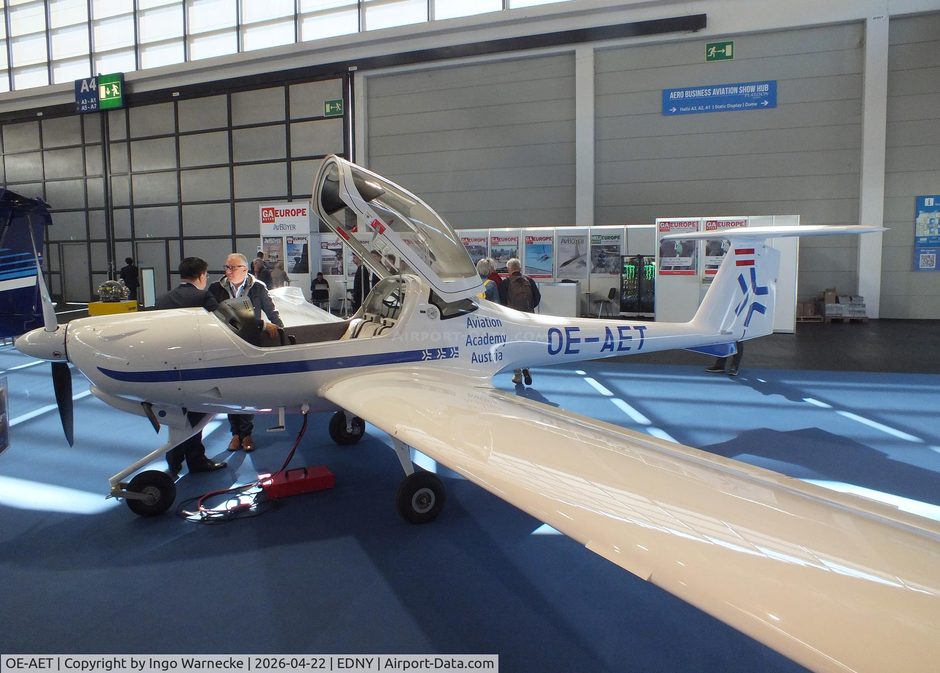 OE-AET, Diamond DV-20E Katana, c/n 20.E010, Diamond DV-20E Katana at the AERO 2026, Friedrichshafen