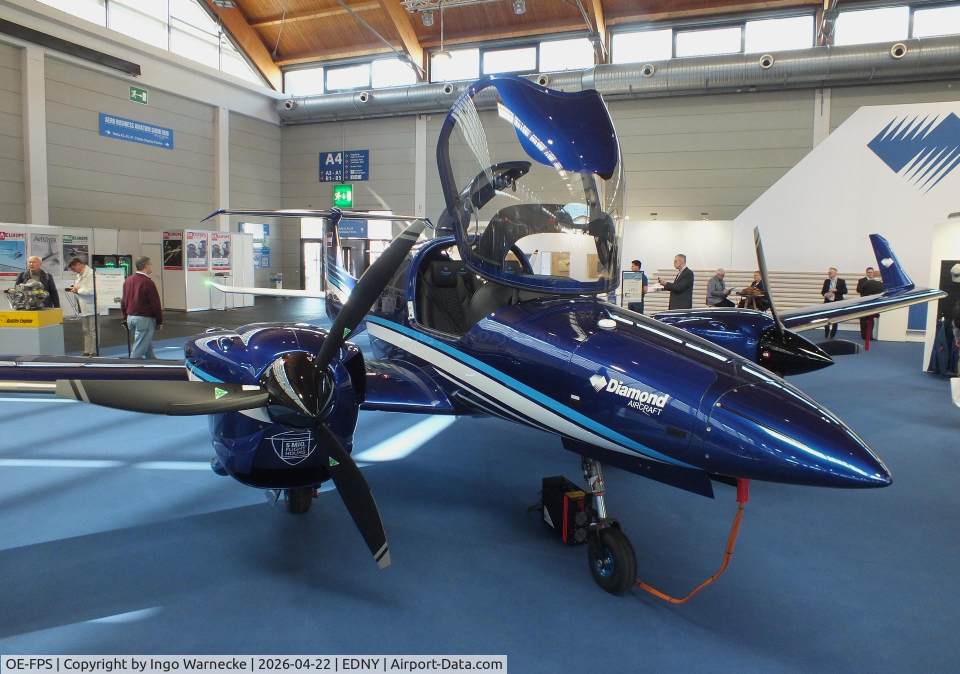 OE-FPS, Diamond DA42 NG Turbo Twin Star Twin Star, c/n 42.N614, Diamond DA-42 NG Turbo Twin Star at the AERO 2026, Friedrichshafen