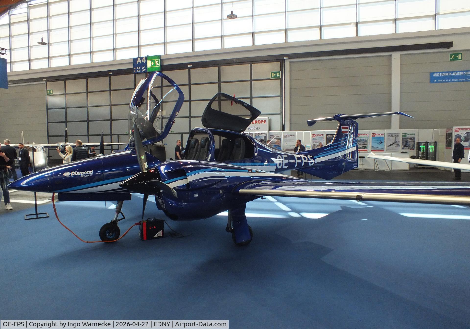 OE-FPS, Diamond DA42 NG Turbo Twin Star Twin Star, c/n 42.N614, Diamond DA-42 NG Turbo Twin Star at the AERO 2026, Friedrichshafen