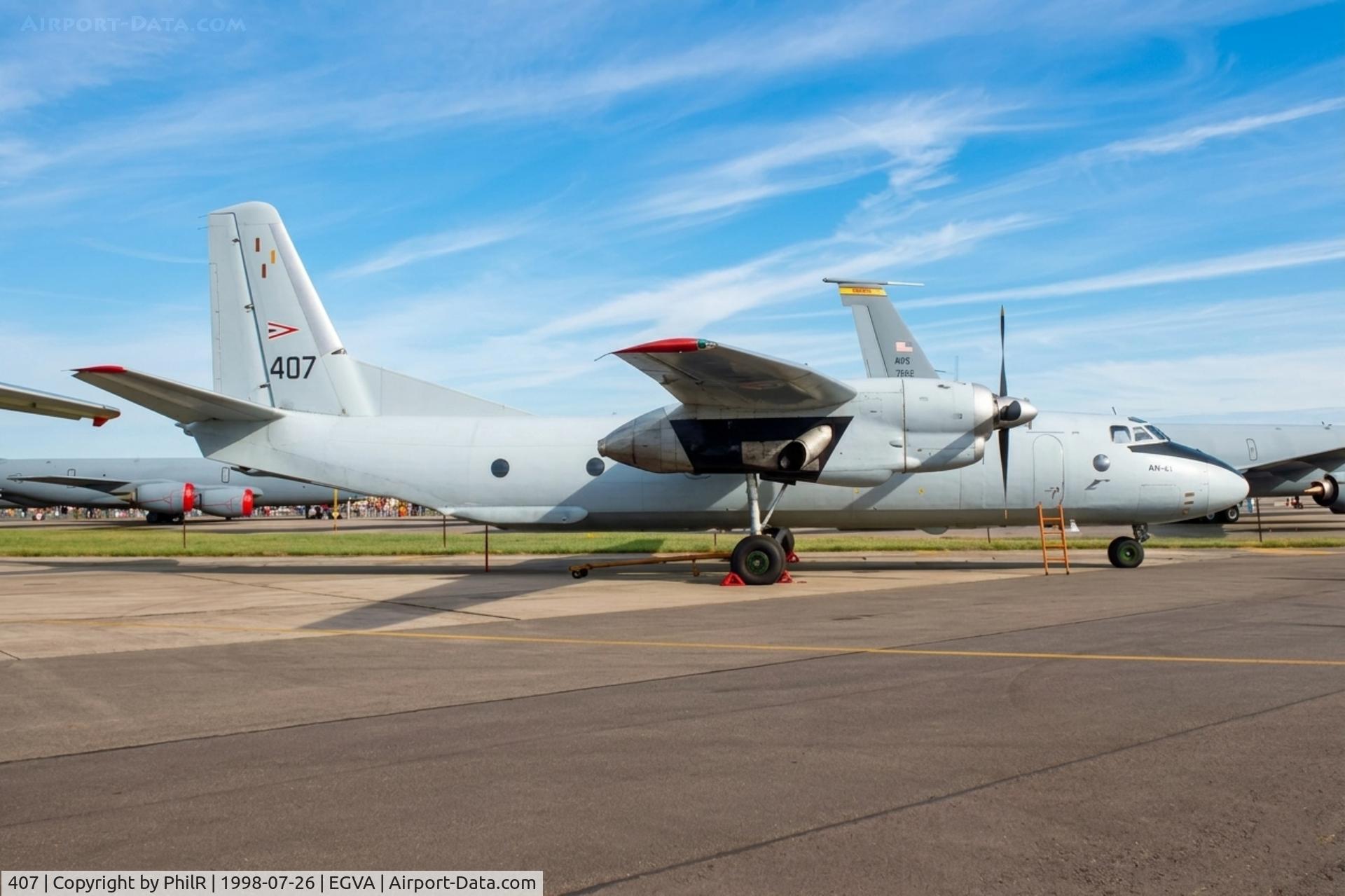 407, Antonov An-26, c/n 57303407, 407 Antanov A-26 HungAF RIAT 
