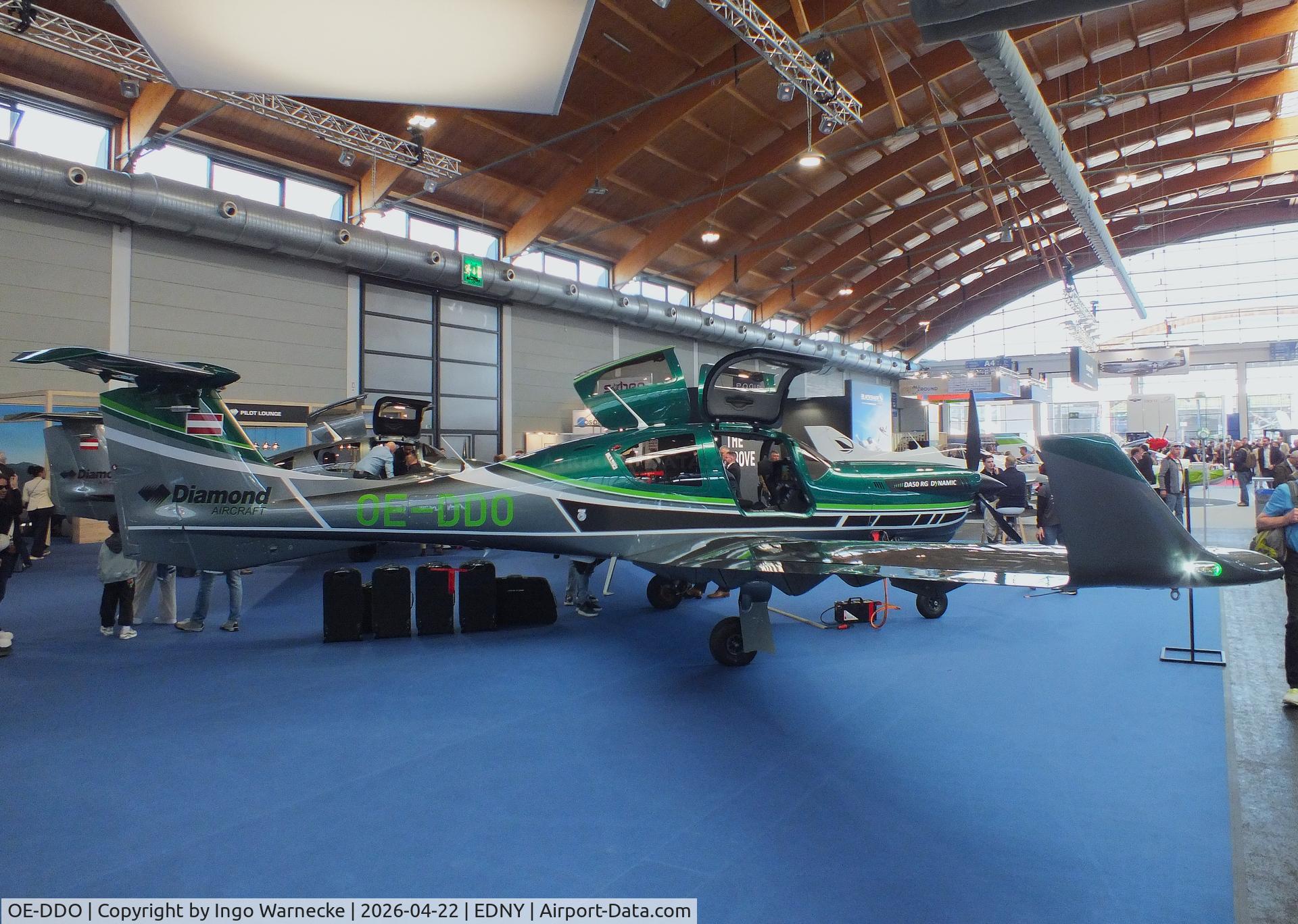OE-DDO, Diamond DA50 RG Dynamic, c/n 50.C.A.A.083, Diamond DA-50 RG Dynamic auf der AERO 2026, Friedrichshafen