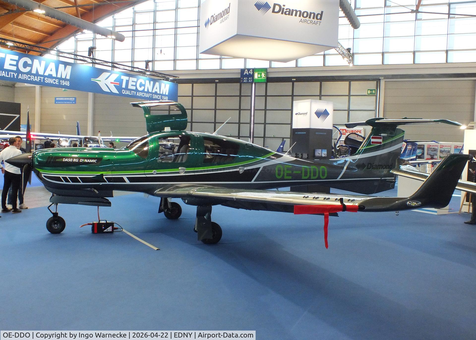 OE-DDO, Diamond DA50 RG Dynamic, c/n 50.C.A.A.083, Diamond DA-50 RG Dynamic auf der AERO 2026, Friedrichshafen
