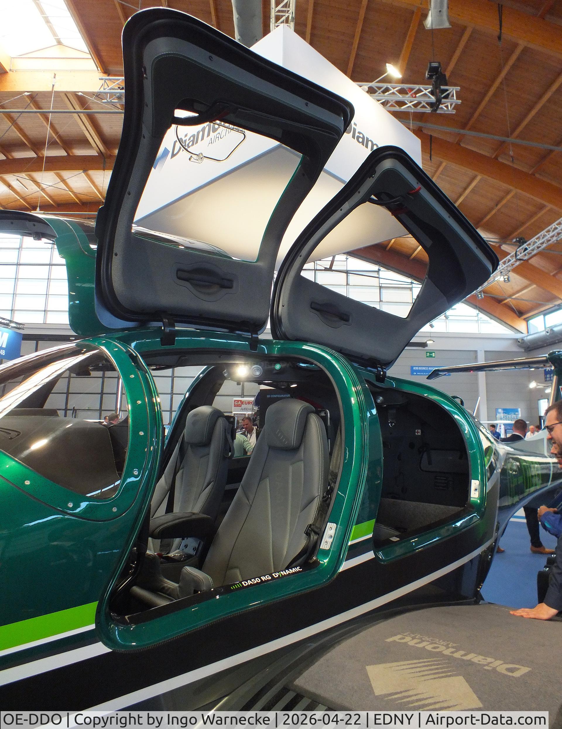 OE-DDO, Diamond DA50 RG Dynamic, c/n 50.C.A.A.083, Diamond DA-50 RG Dynamic auf der AERO 2026, Friedrichshafen