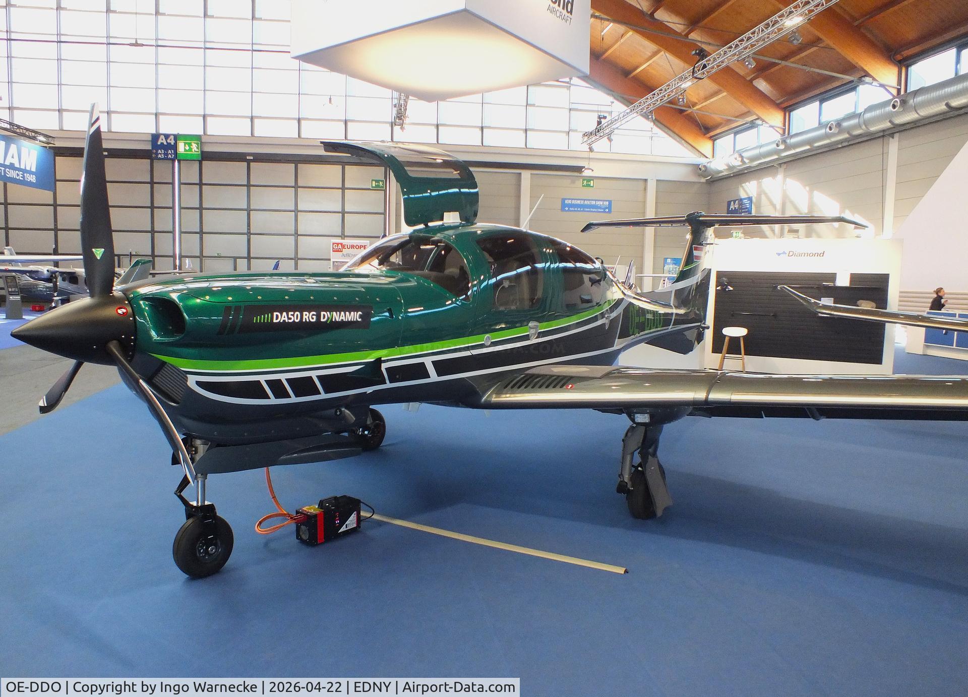 OE-DDO, Diamond DA50 RG Dynamic, c/n 50.C.A.A.083, Diamond DA-50 RG Dynamic auf der AERO 2026, Friedrichshafen