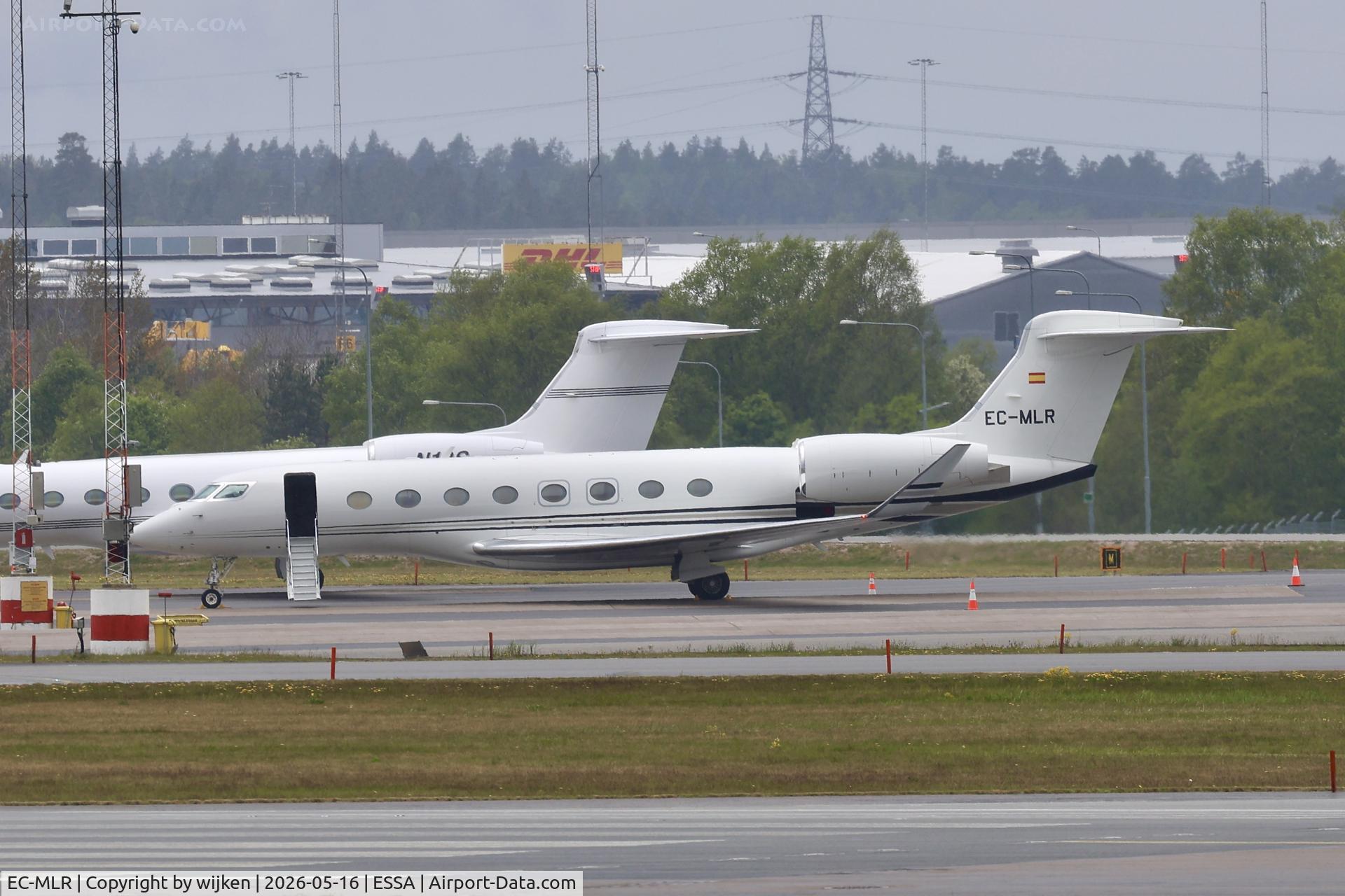 EC-MLR, 2016 Gulfstream Aerospace G650 (G-VI), c/n 6184, Ramp M