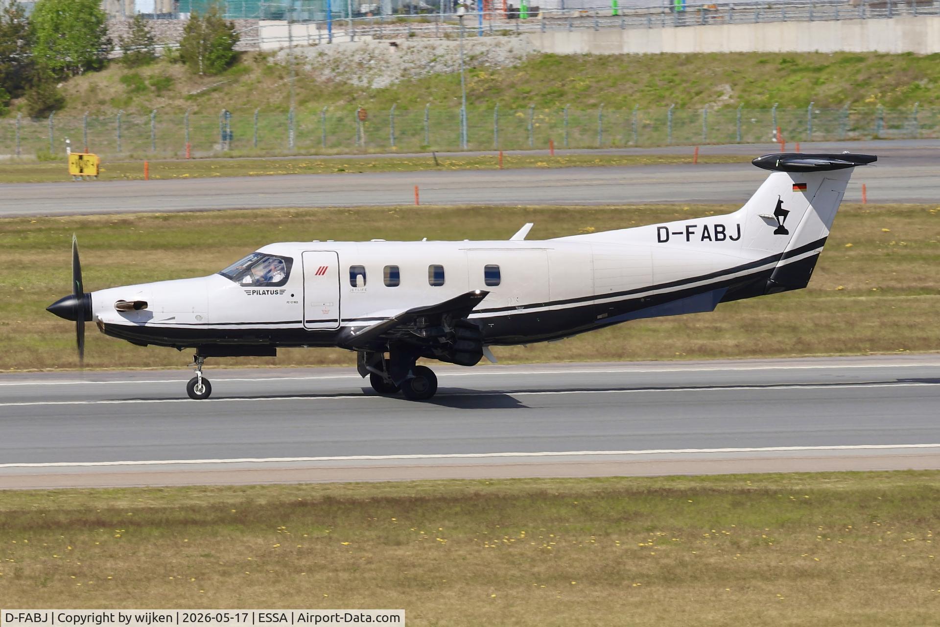 D-FABJ, 2022 Pilatus PC-12/47E  NGX, c/n 2231, Rwy 19L