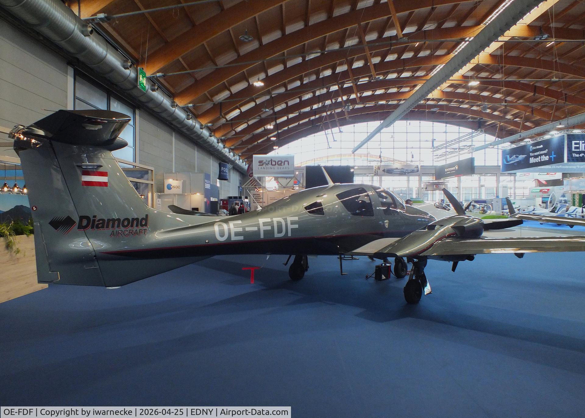 OE-FDF, Diamond DA-62, c/n 62.359, Diamond DA-62 at the AERO 2026, Friedrichshafen