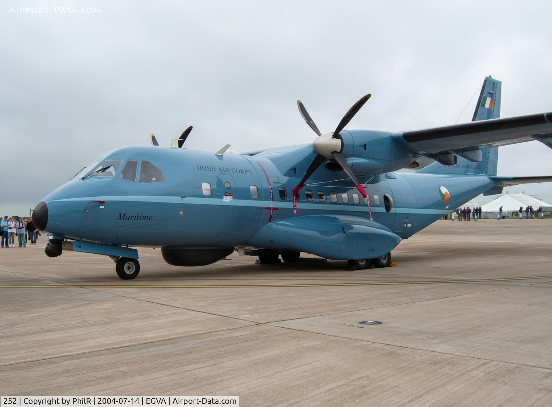 252, 1994 Airtech CN-235-100M, c/n C085, 252 1993 CASA CN235-100MP Irish Air Force RIAT