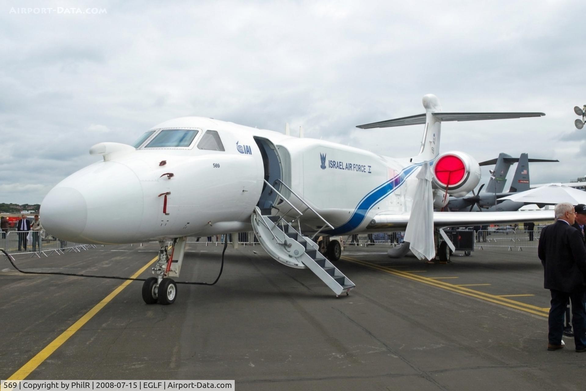 569, 2005 Gulfstream Aerospace GV SP (G550) Eitam, c/n 5069, 569 2007 Gulfstream G550 Eitam IsraeliDF SBAC
