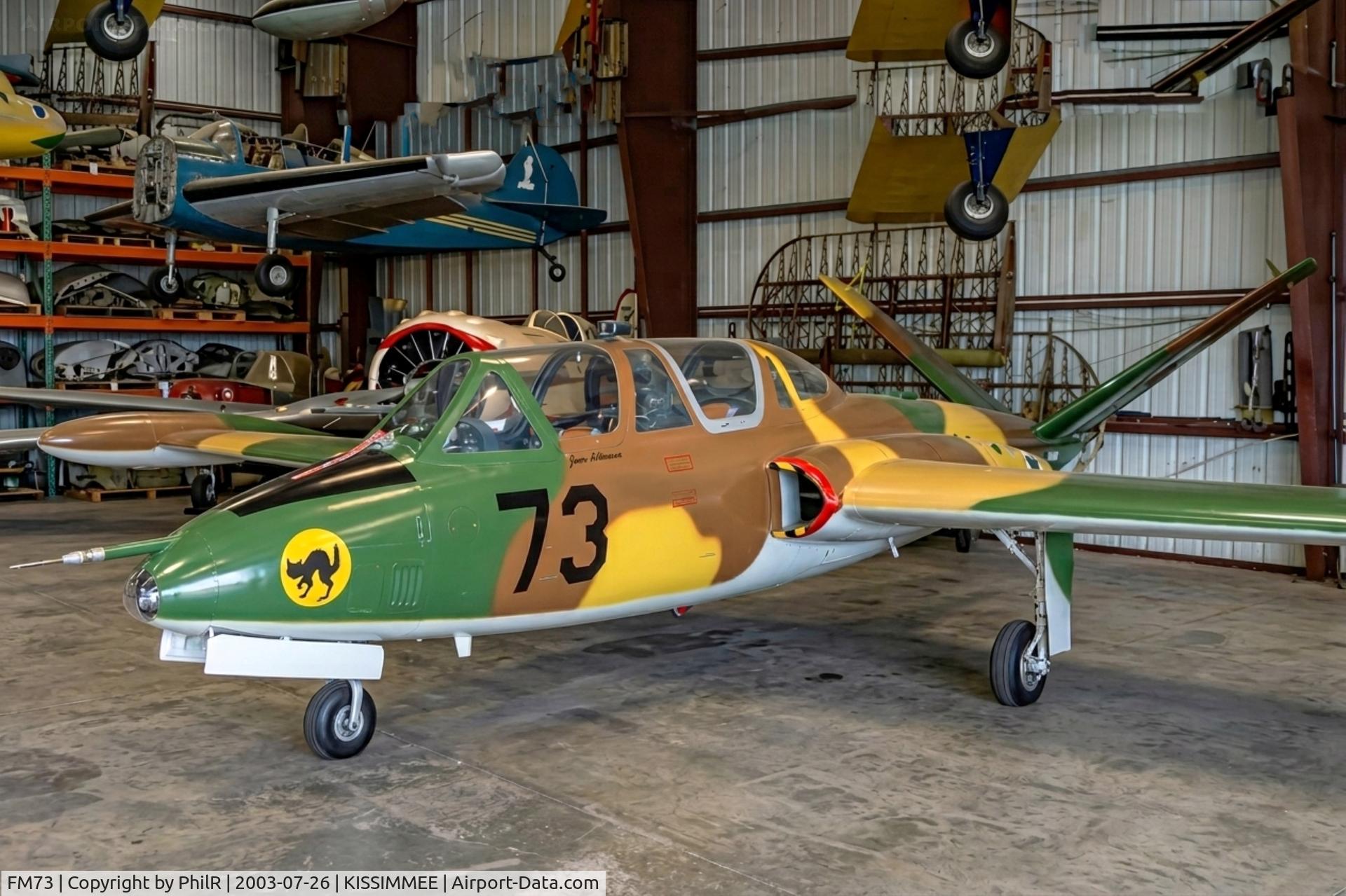 FM73, Alenia Aermacchi T-346A Master, c/n 7023, FM73 (N504DM) Fouga CM 170R Magister IsraeliDF Reilly's Aviation Kissimmee 