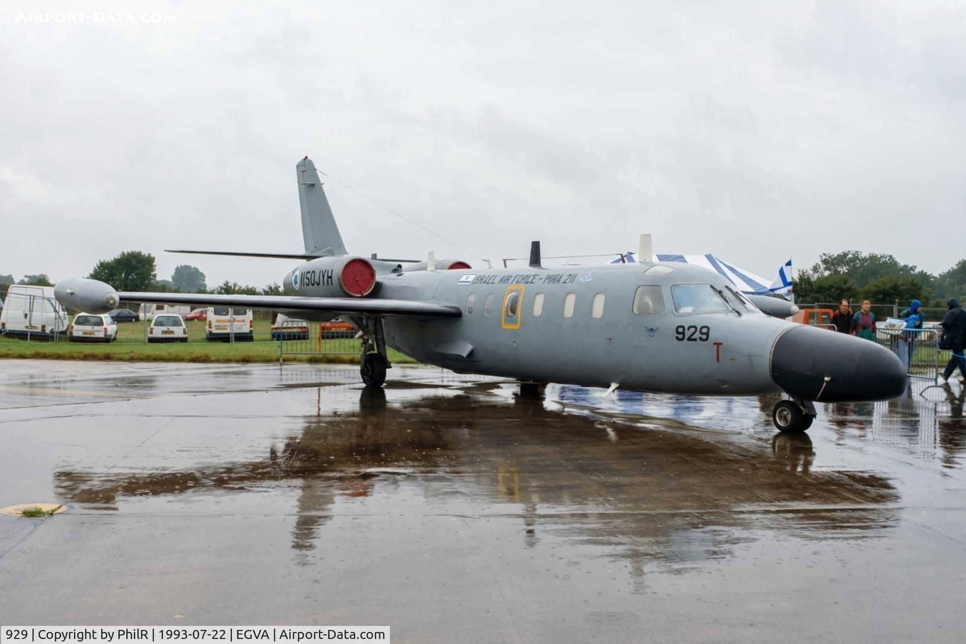 929, 1971 Israel Aircraft Industries IAI-1124N Westwind, c/n 152, 929 4X-JYR 1977 Al 1124N Sea Scan IsraeliAF IAT