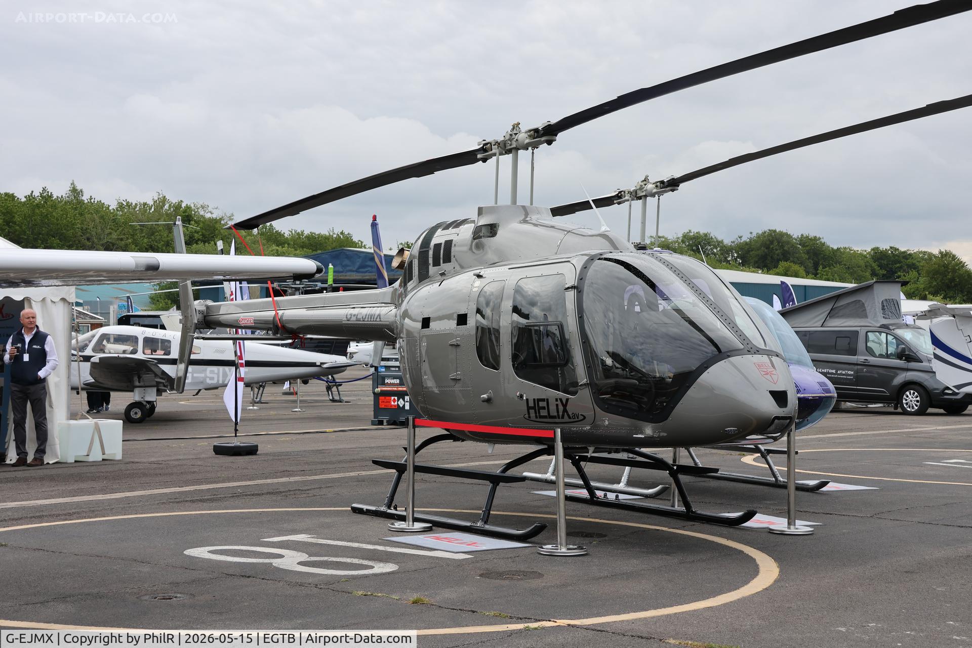 G-EJMX, 2025 Bell 505 Jet Ranger X, c/n 65609, G-EJMX 2025 Bell 505 Jet Ranger XPrivate Flyer Fest Booker 
