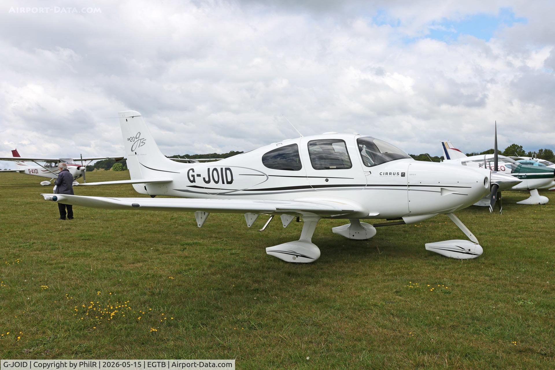 G-JOID, 2008 Cirrus SR20 G3 GTS, c/n 1910, G-JOID 2008 Cirus SR20 Private Flyer Fest Booker
