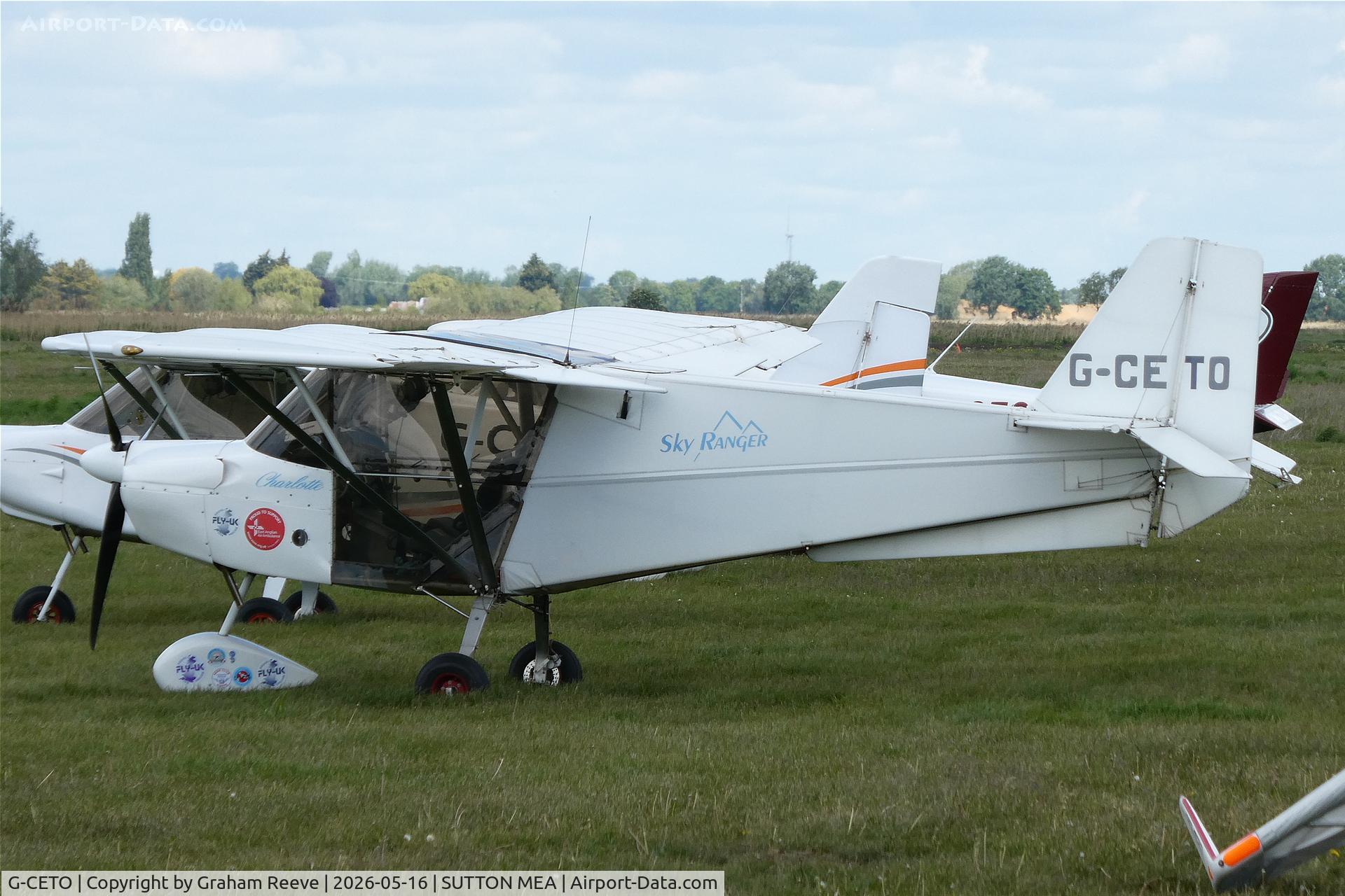 G-CETO, 2007 Skyranger Swift 912S(1), c/n BMAA/HB/541, Parked at Sutton Meadows.